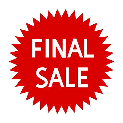 Final Sale (Sold as-is)