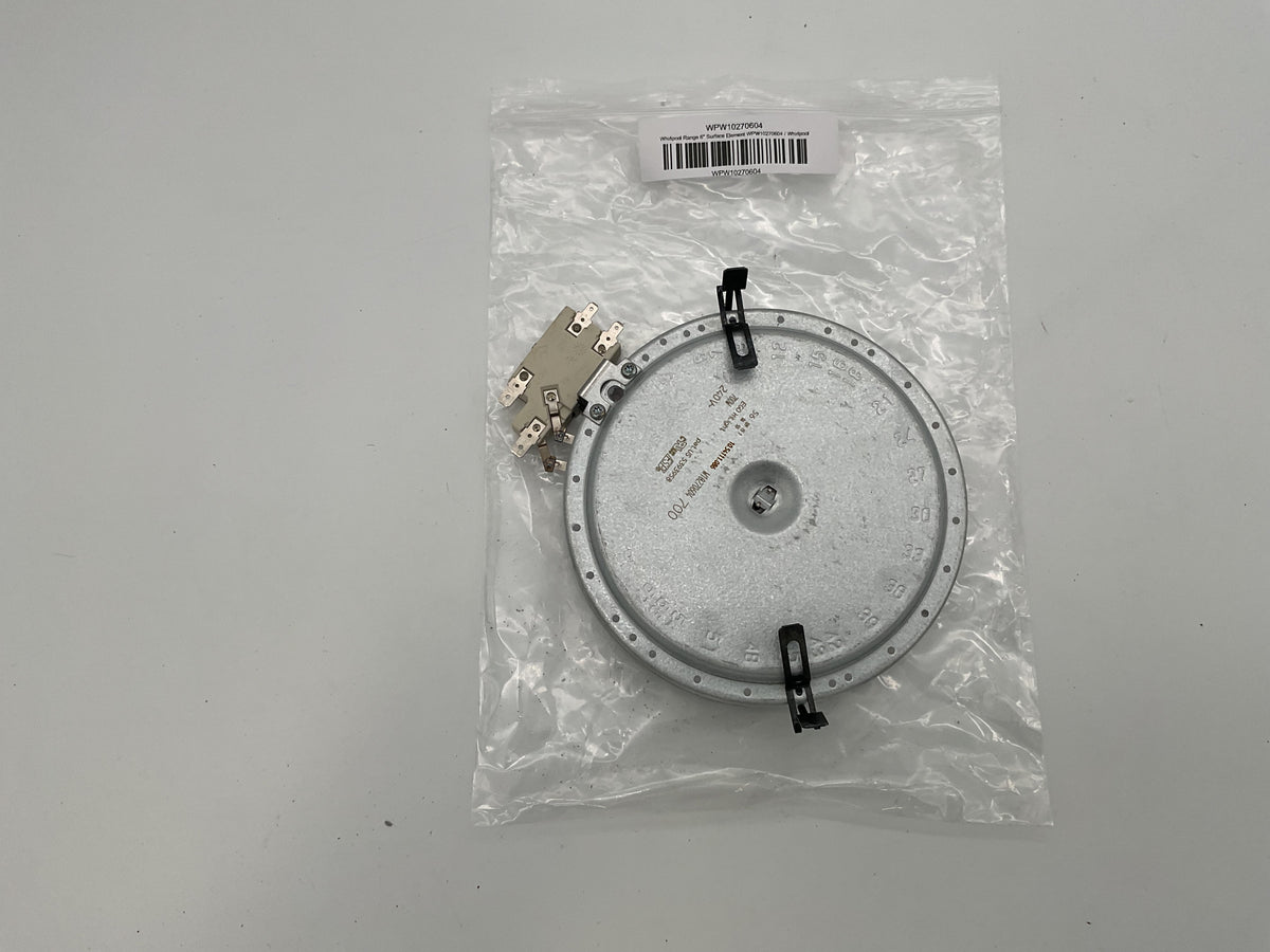 Élément de surface 6 po pour cuisinière Whirlpool WPW10270604