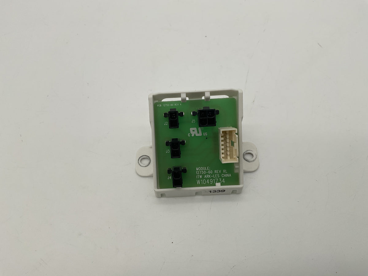 Carte de commande d'interface de laveuse Whirlpool d'origine OEM W10491734