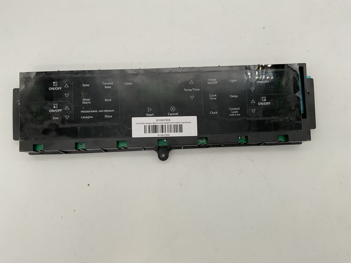 W10837806 Carte de commande d'origine OEM pour cuisinière/four/plaque de cuisson Kenmore W10846230