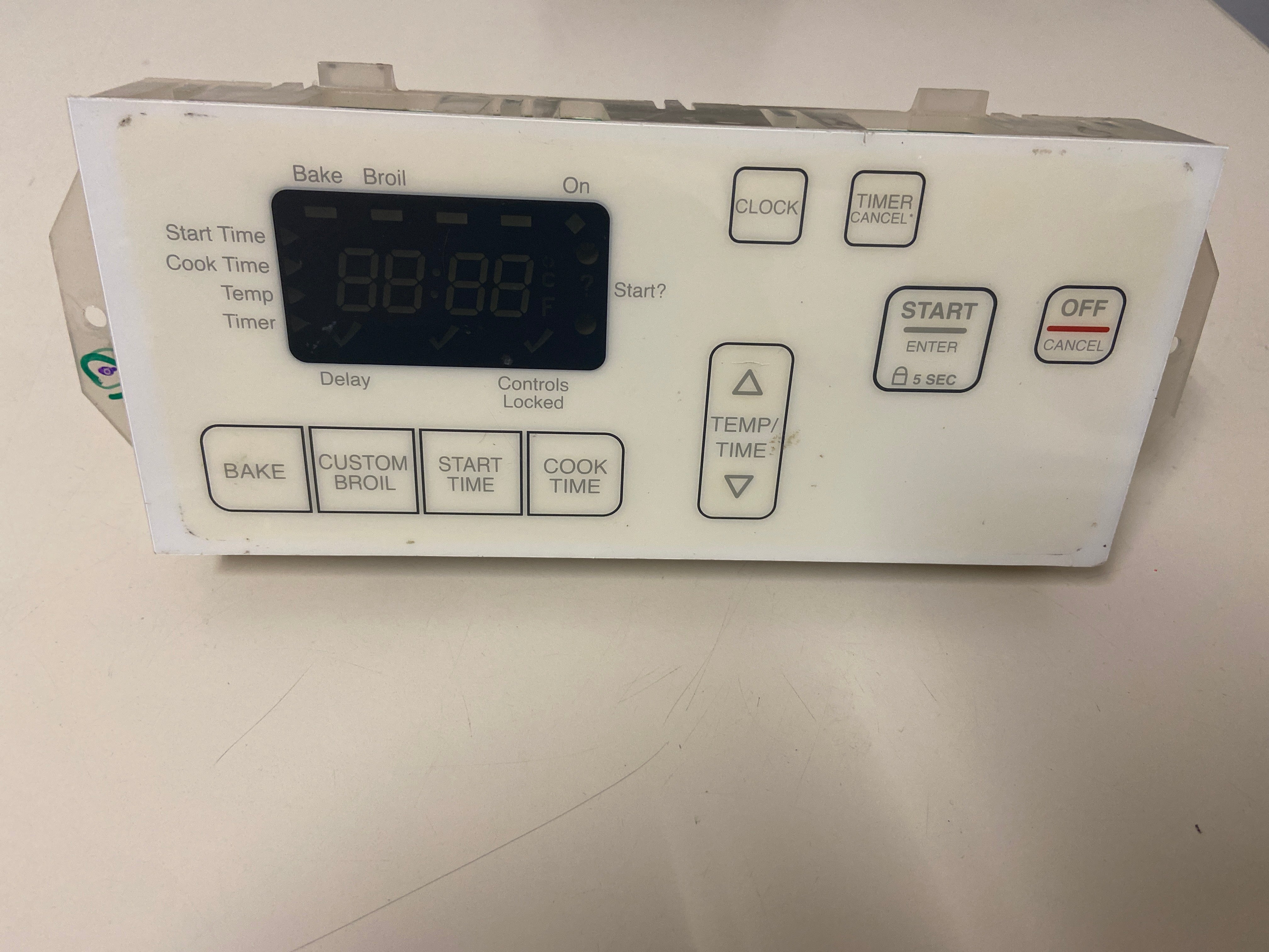 Whirlpool Range Timer Display Control Board 00N21735001 8524299 033520244F