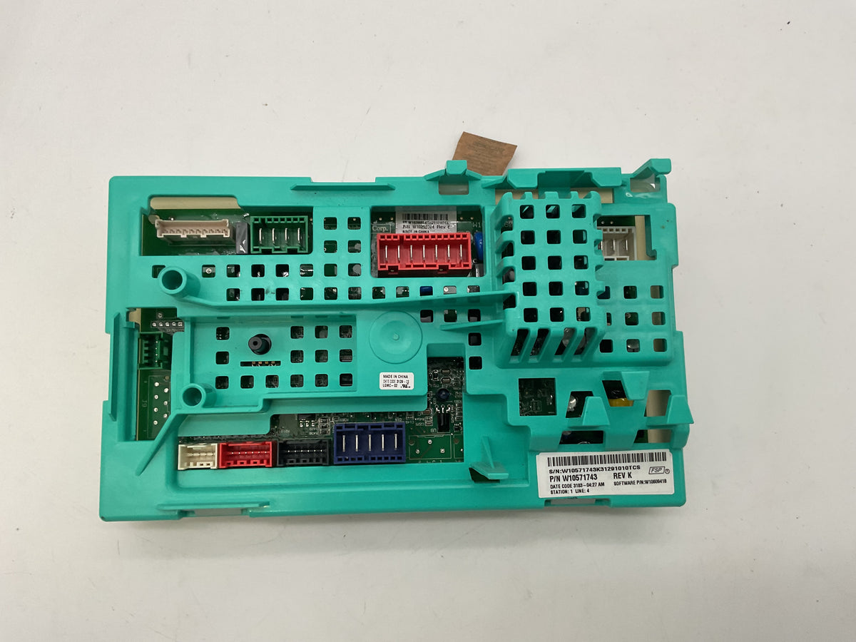 Carte de commande de laveuse Whirlpool W10571743