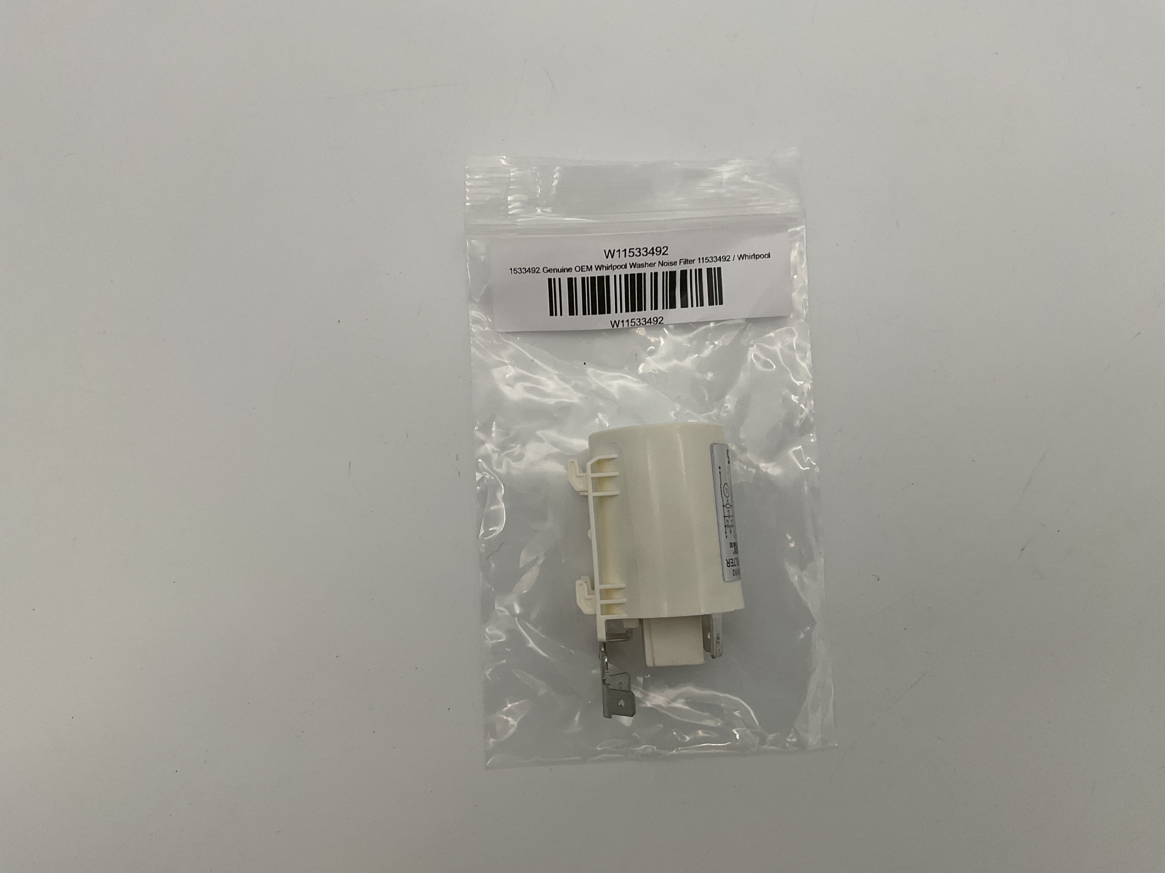 W11533492 Genuine OEM Whirlpool Washer Noise Filter 11533492