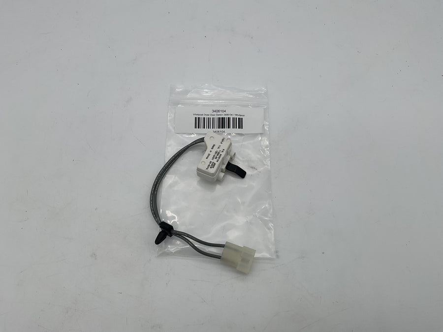 Interrupteur de porte pour sécheuse Whirlpool 3406104
