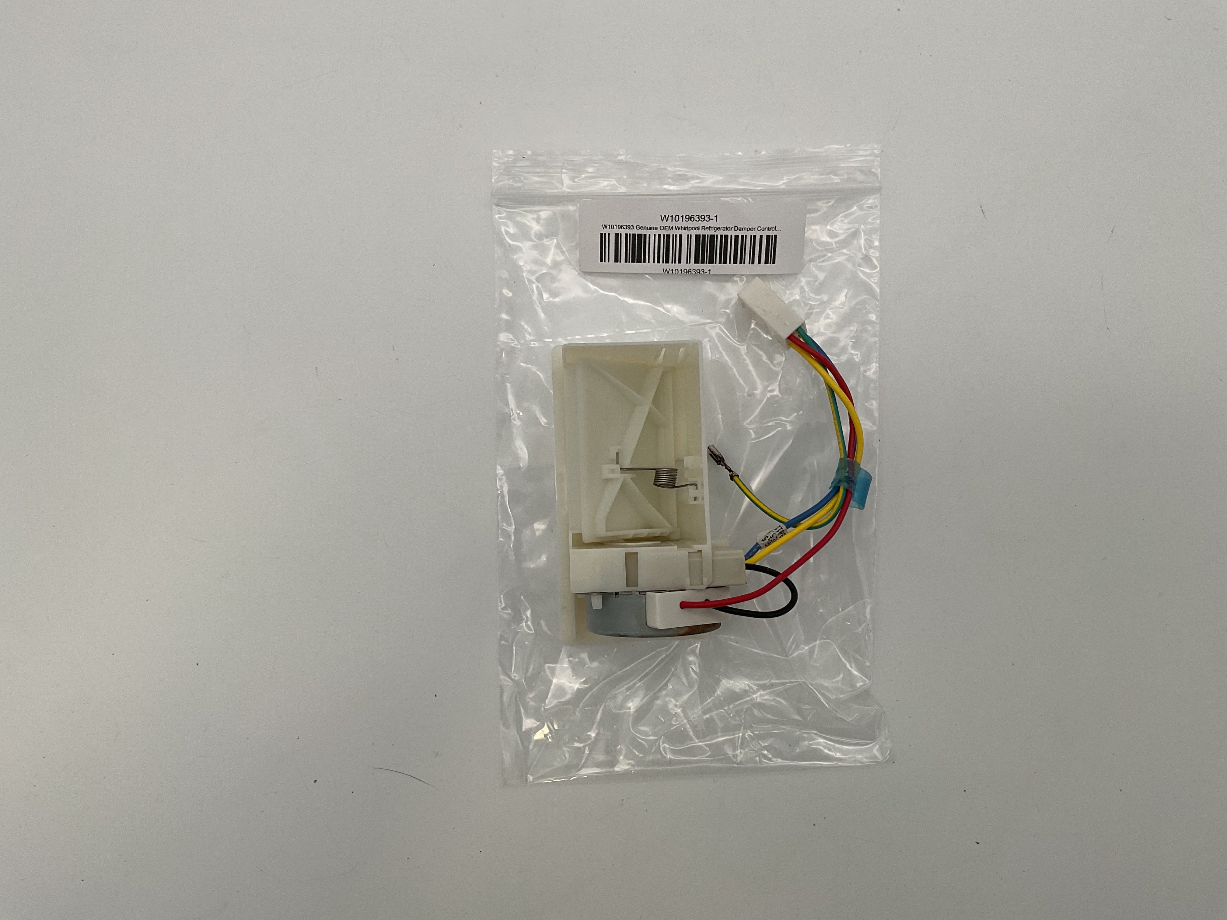 W10196393 Genuine OEM Whirlpool Refrigerator Damper Control 10196393