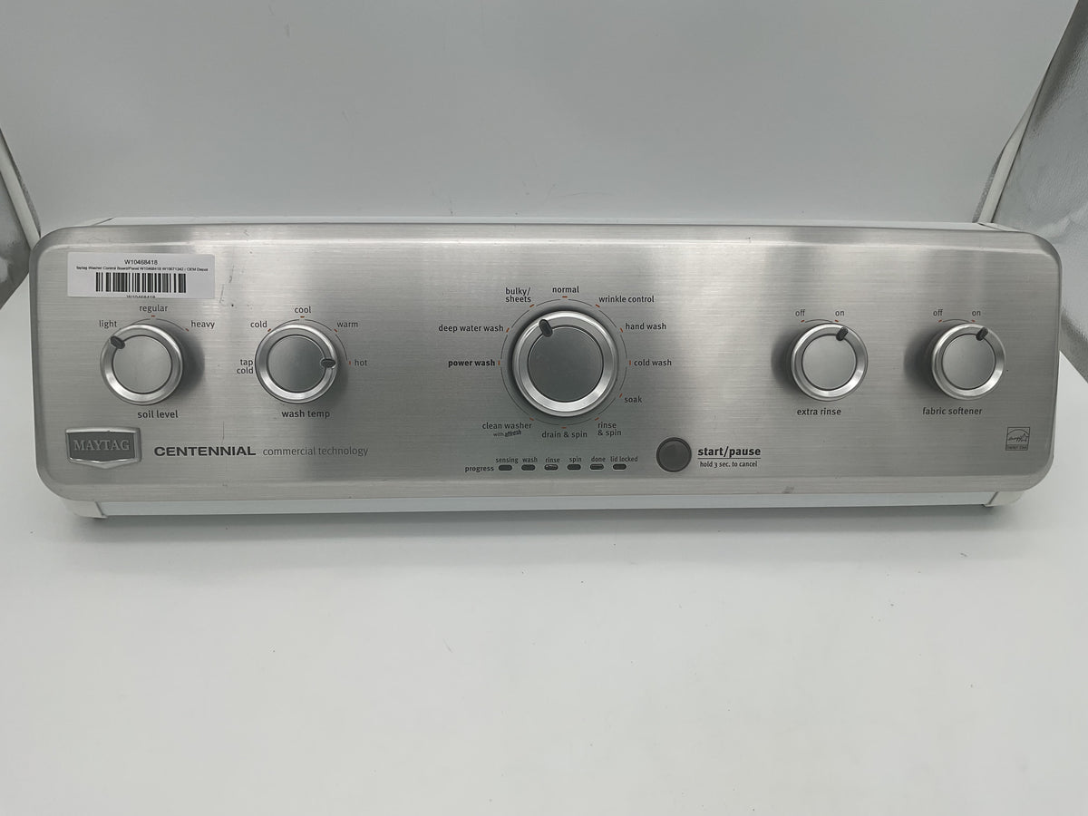 Panneau de commande/carte électronique pour laveuse Maytag W10468418 W10671342