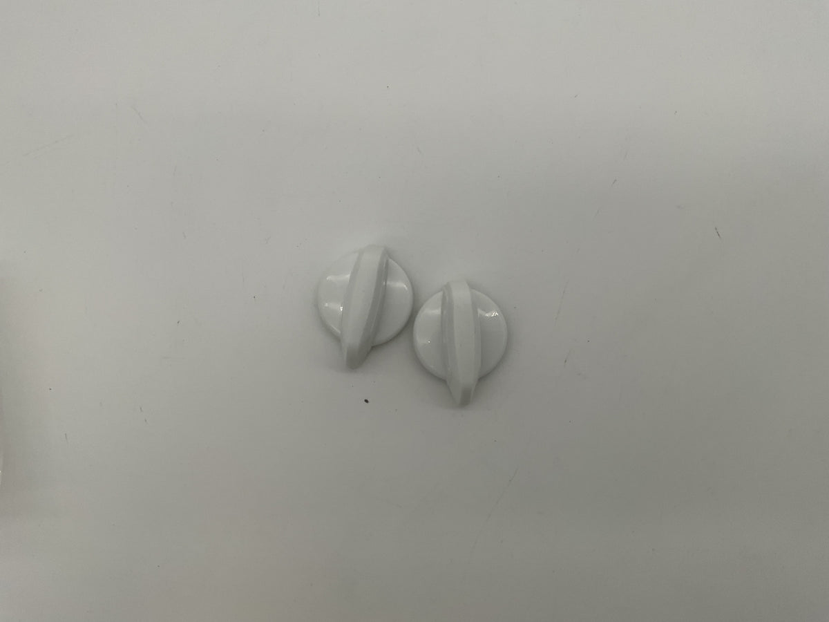 W10453947 Jeu de 2 boutons de commande de laveuse Amana d'origine (OEM) 10453947