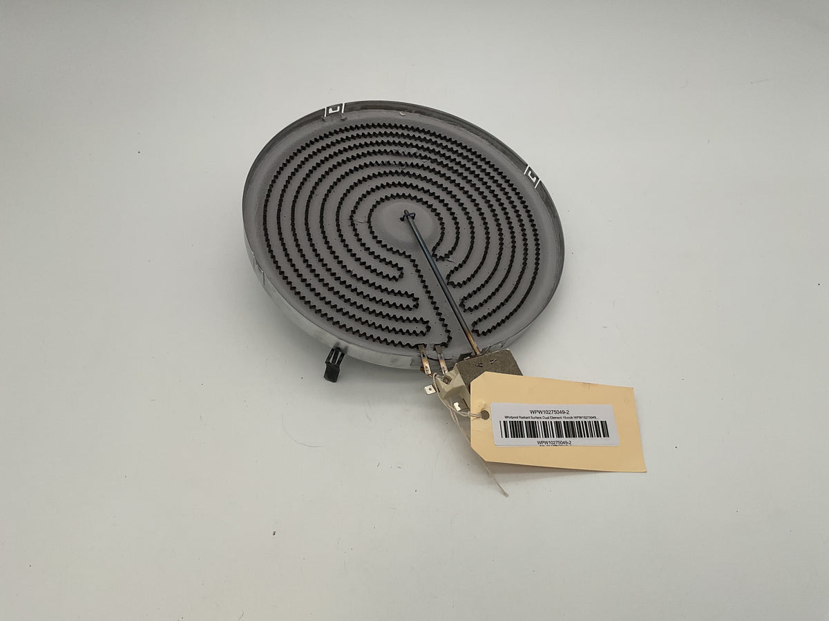 Élément double pour table de cuisson à induction Whirlpool 10 pouces WPW10275049 W10173896