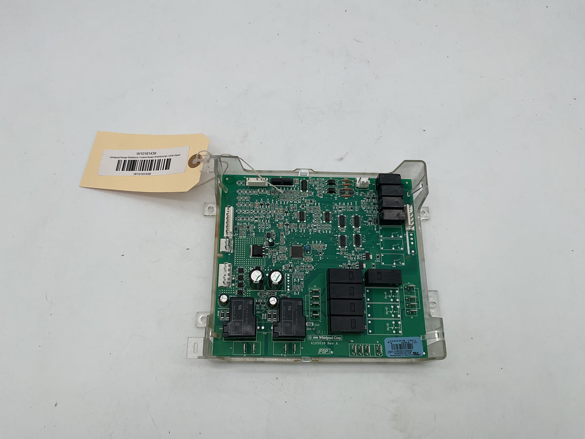 Carte de commande électronique pour cuisinière Whirlpool W10181438