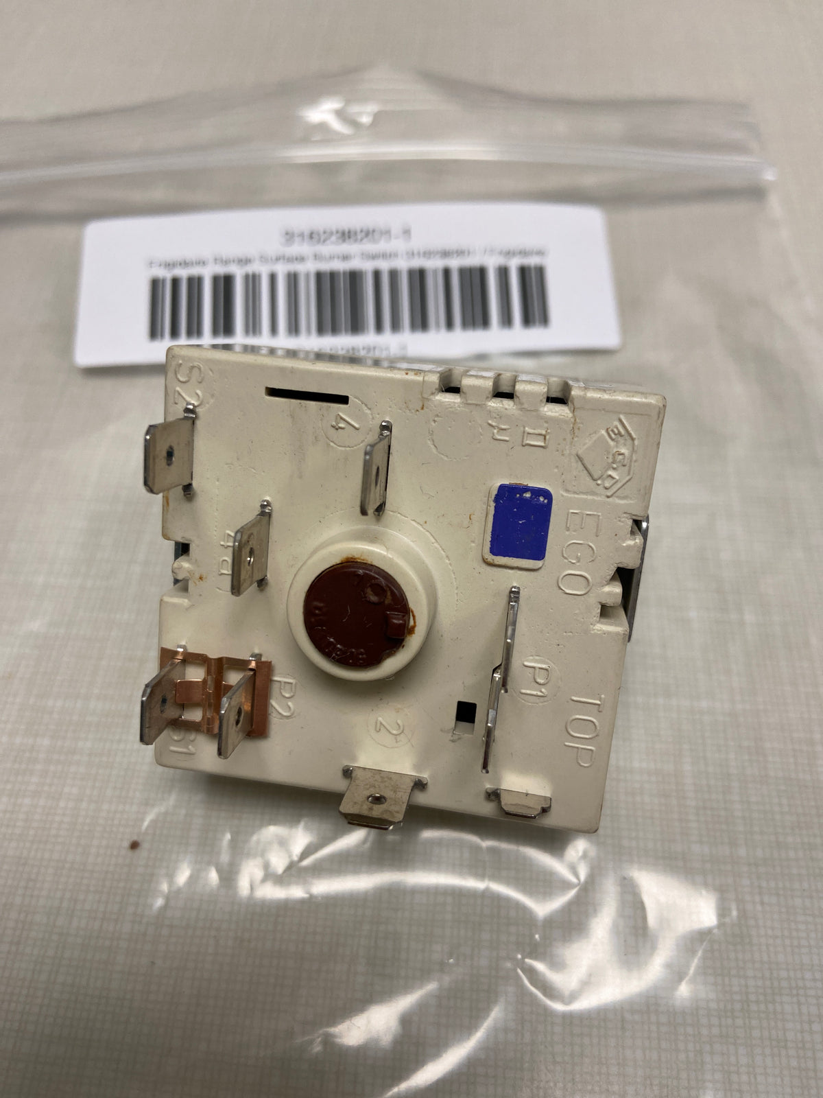 Commutateur de brûleur de surface pour cuisinière Frigidaire 316238201