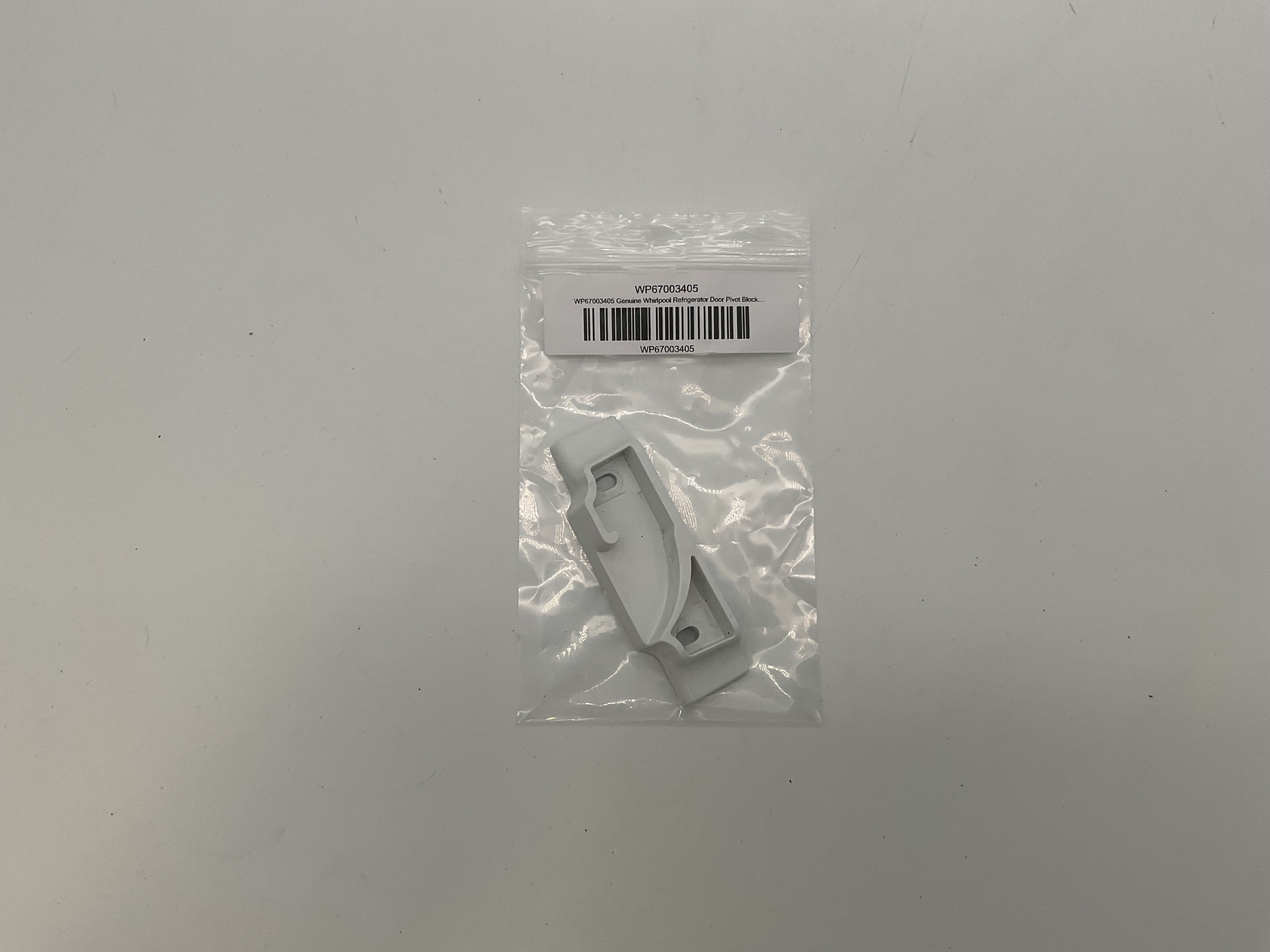 WP67003405 Genuine Whirlpool Refrigerator Door Pivot Block 67003405
