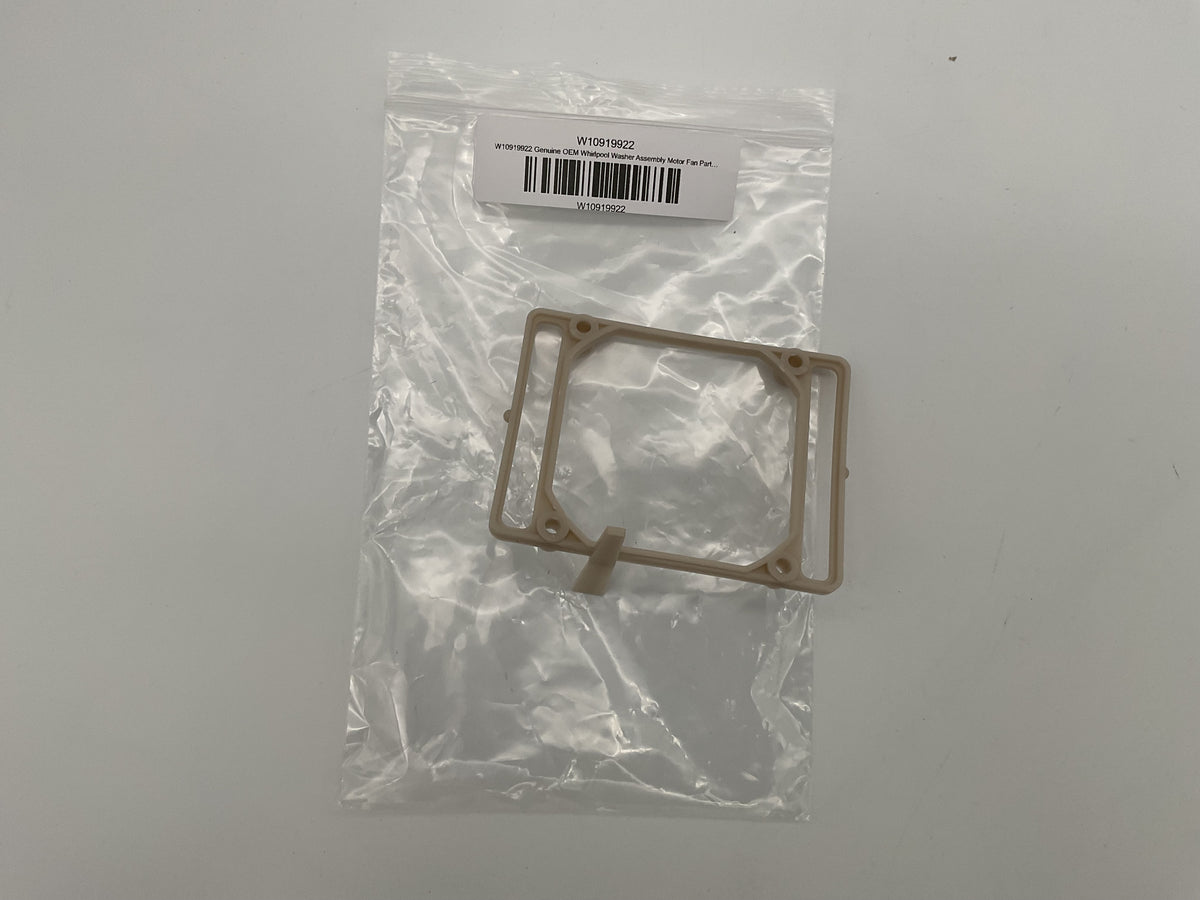 W10919922 Pièce d'origine OEM Whirlpool Assemblage ventilateur moteur de laveuse 10919922