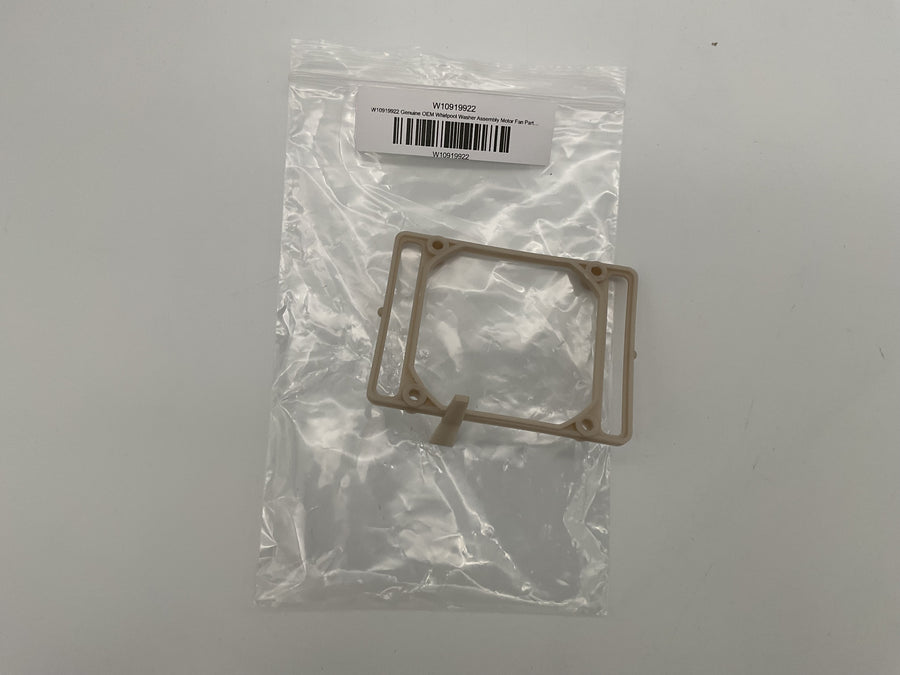 W10919922 Pièce d'origine OEM Whirlpool Assemblage ventilateur moteur de laveuse 10919922