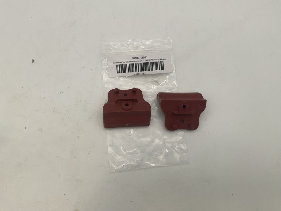 Jeu de 2 supports de fixation supérieure pour laveuse LG 4810ER3021