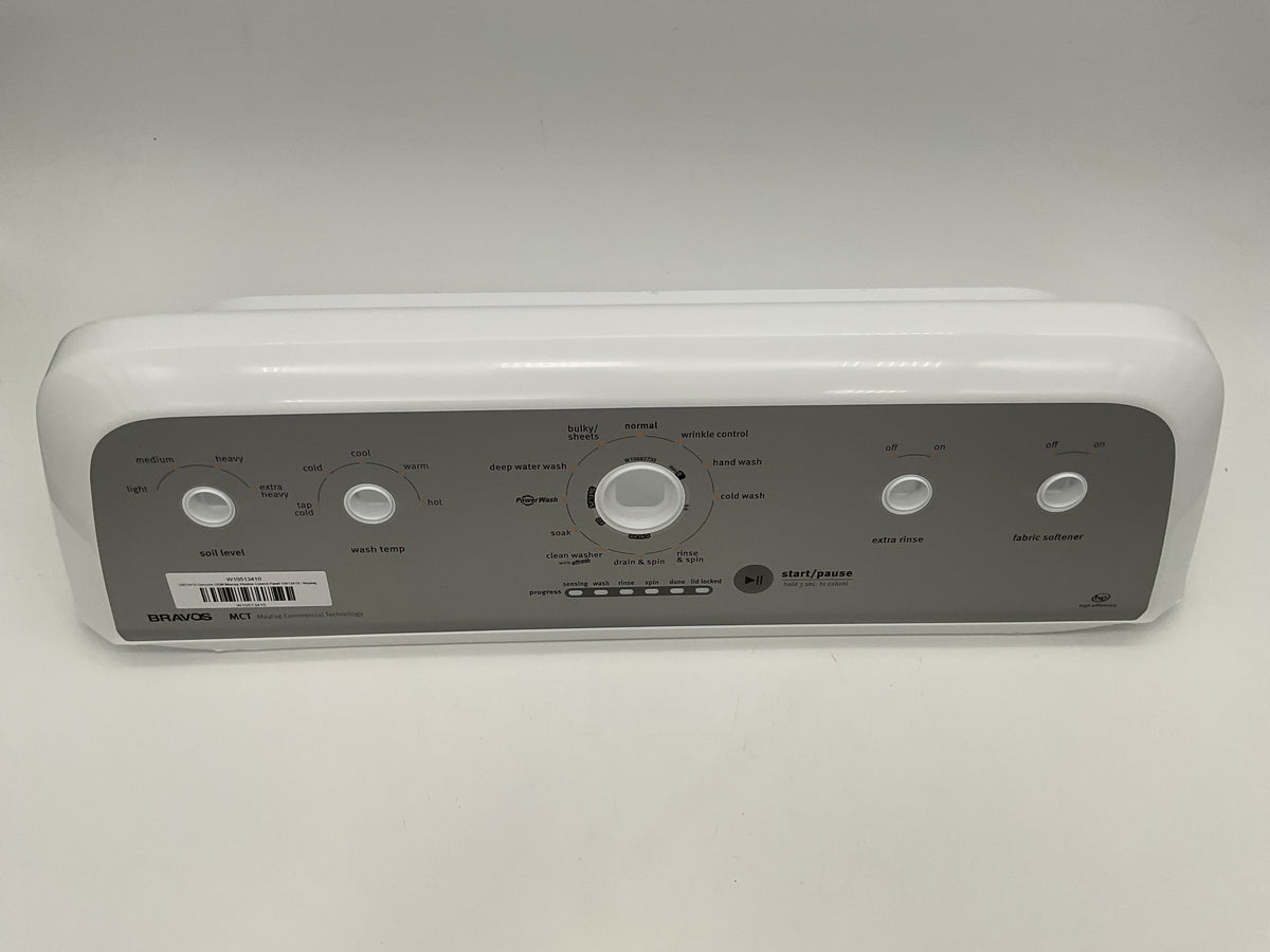 Panneau de commande de laveuse Maytag OEM d'origine W10513410 10513410