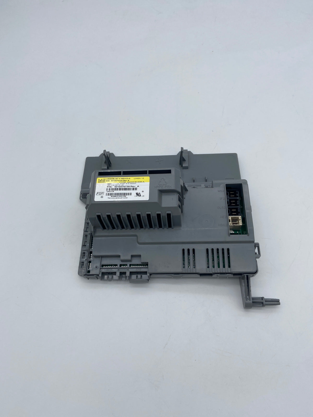 Carte de commande pour lave-linge Whirlpool W10570739, pièce d'origine OEM
