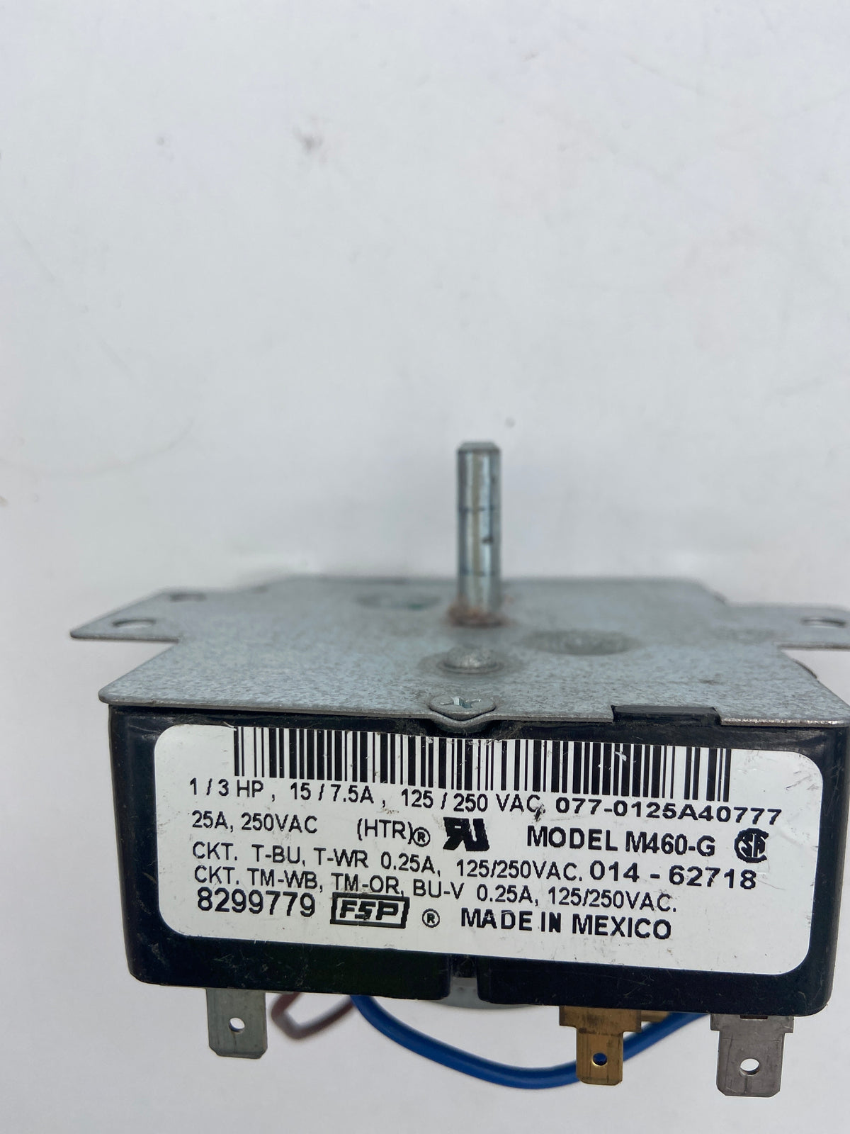 8299779 Minuteur de sécheuse d'origine OEM Whirlpool Maytag Kenmore WP8299779 - Utilisé