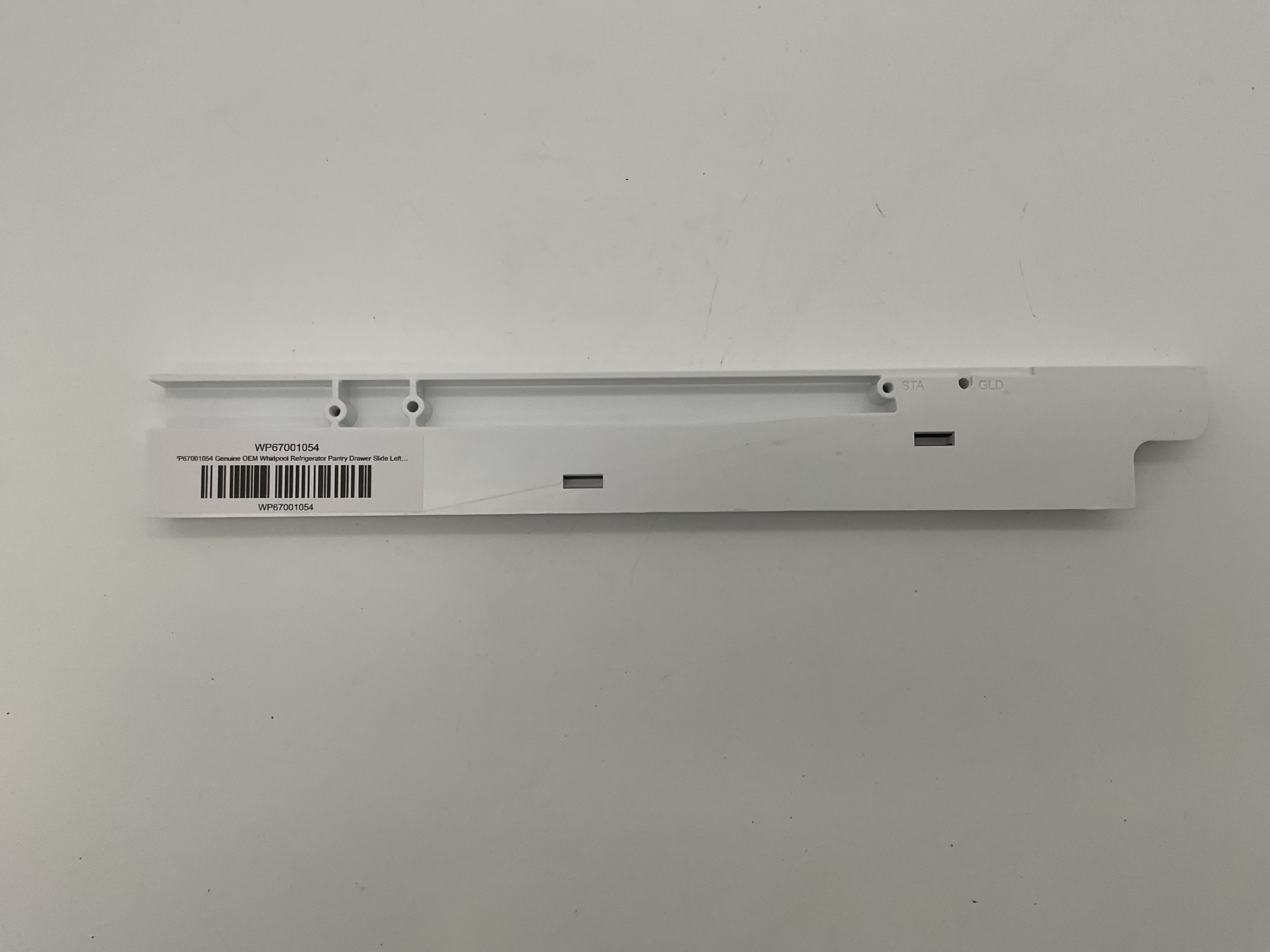 WP67001054 Genuine OEM Whirlpool Refrigerator Pantry Drawer Slide Left 67001054