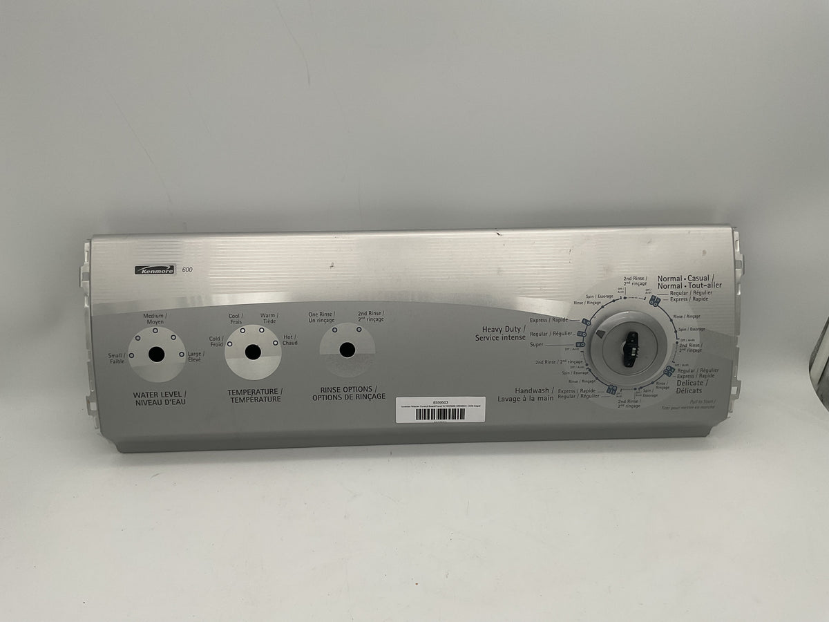 Carte de commande/panneau de laveuse Kenmore W10025660 8559503