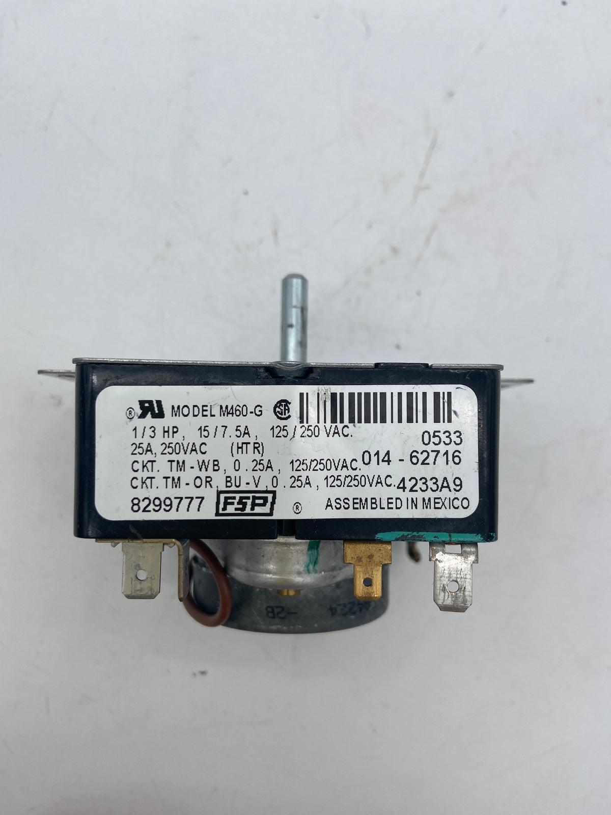 Minuteur de sécheuse Whirlpool Kenmore 8299777, pièce d'origine OEM