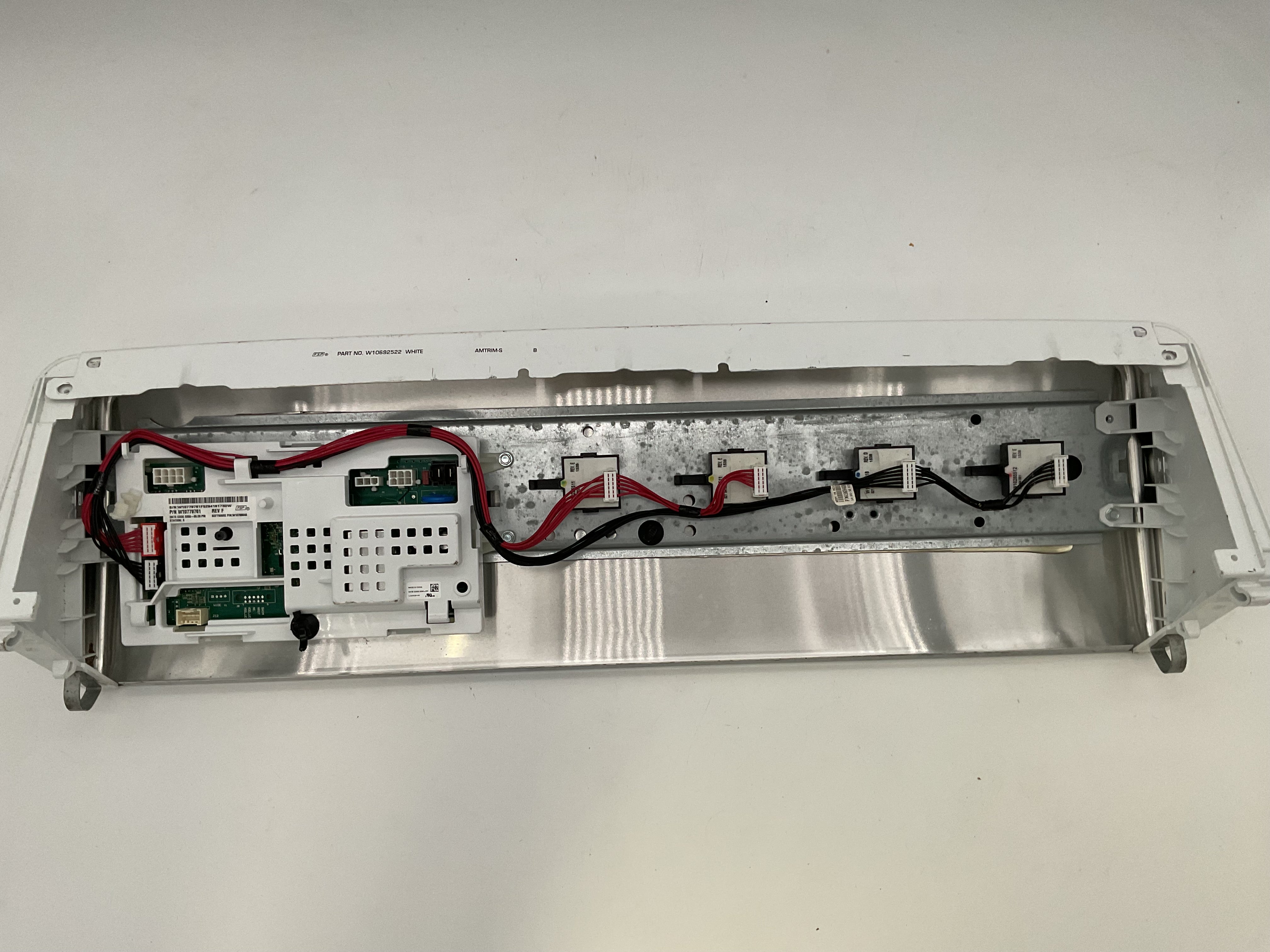 W10692522 Genuine OEM Kenmore Washer Control Board/Panel W10779761 - Used
