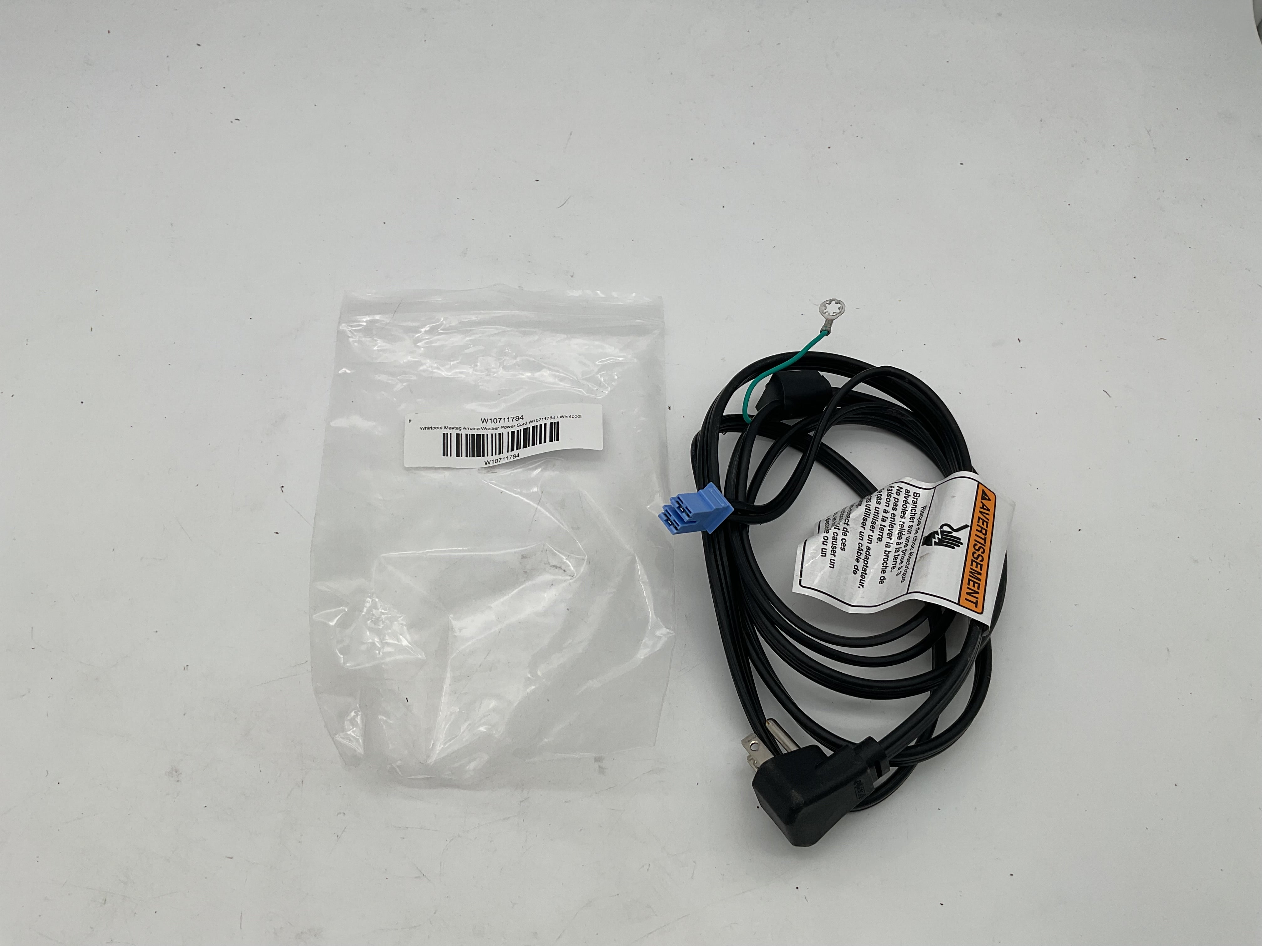 Whirlpool Maytag Amana Washer Power Cord W10711784