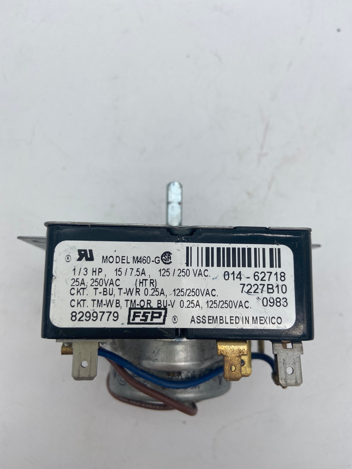 Minuteur pour sèche-linge Whirlpool Maytag Amana WP8299779 8299779, pièce d'origine constructeur (OEM)