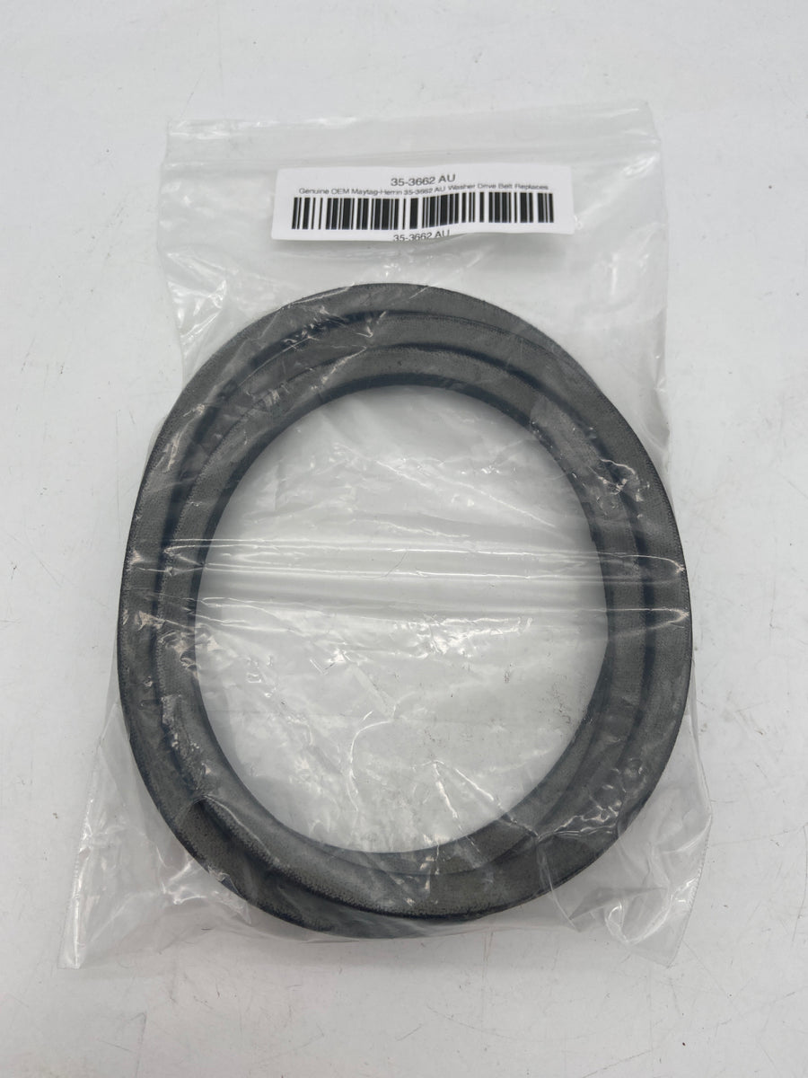 Genuine OEM Maytag-Herrin 35-3662 AU Washer Drive Belt Replaces WP21352320 New Open Box