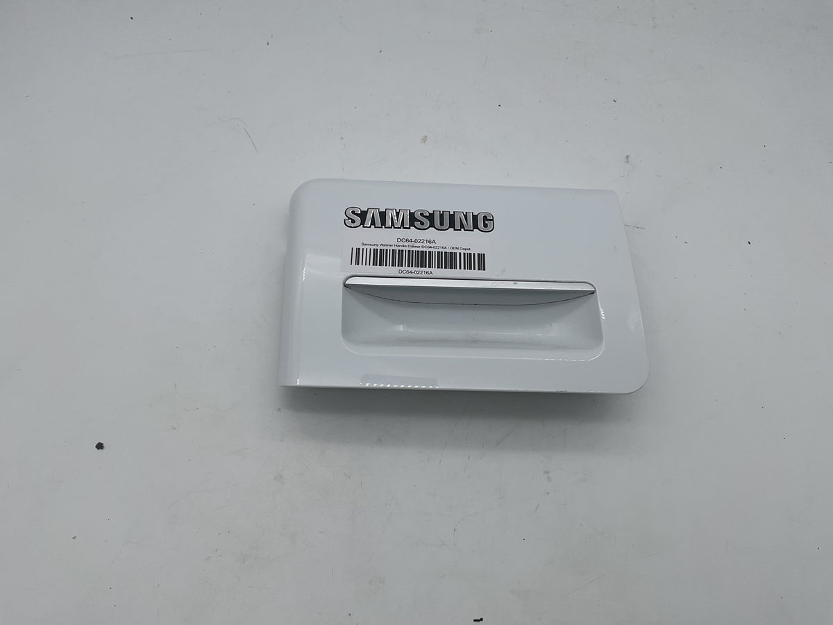 Poignée de tiroir pour lave-linge Samsung DC64-02216A