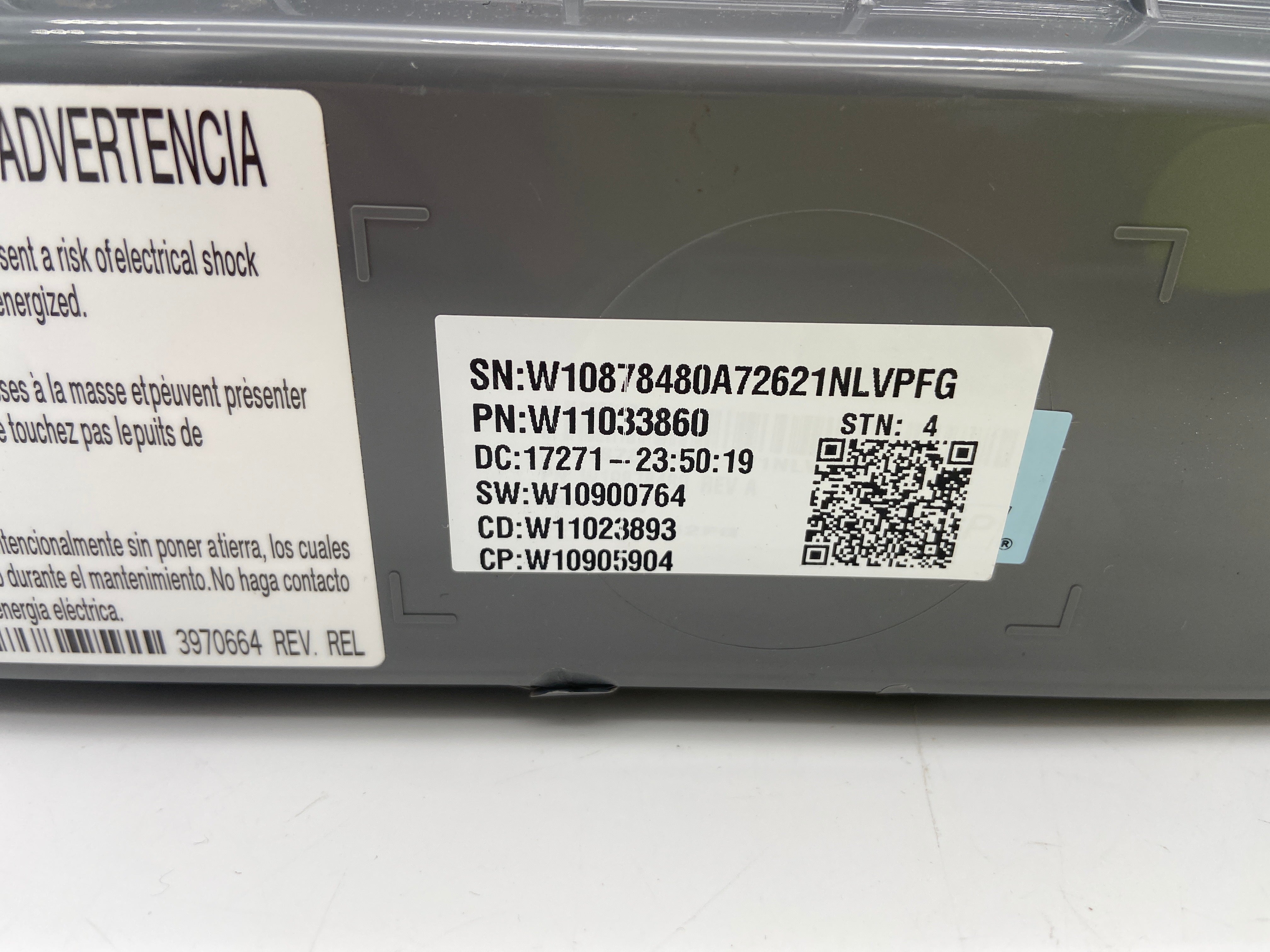 Whirlpool Washer Control Board Genuine OEM W11033860
