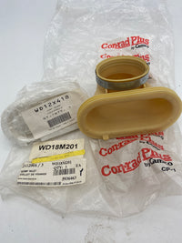NEW GE Dishwasher Sump Inlet Kit WD18M201 Rubber Sump Inlet & WD12X418 Strainer Cap