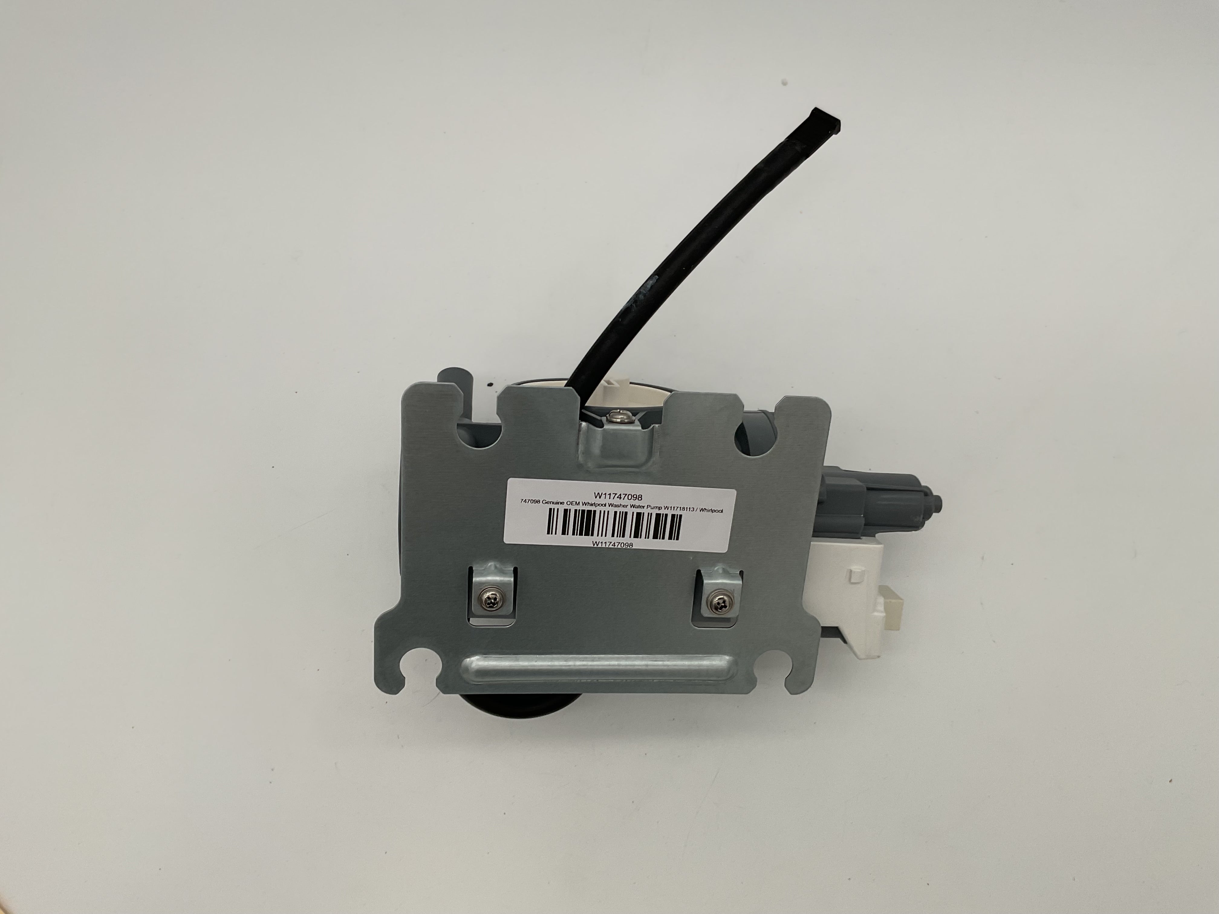 W11747098 Genuine OEM Whirlpool Washer Water Pump W11718113