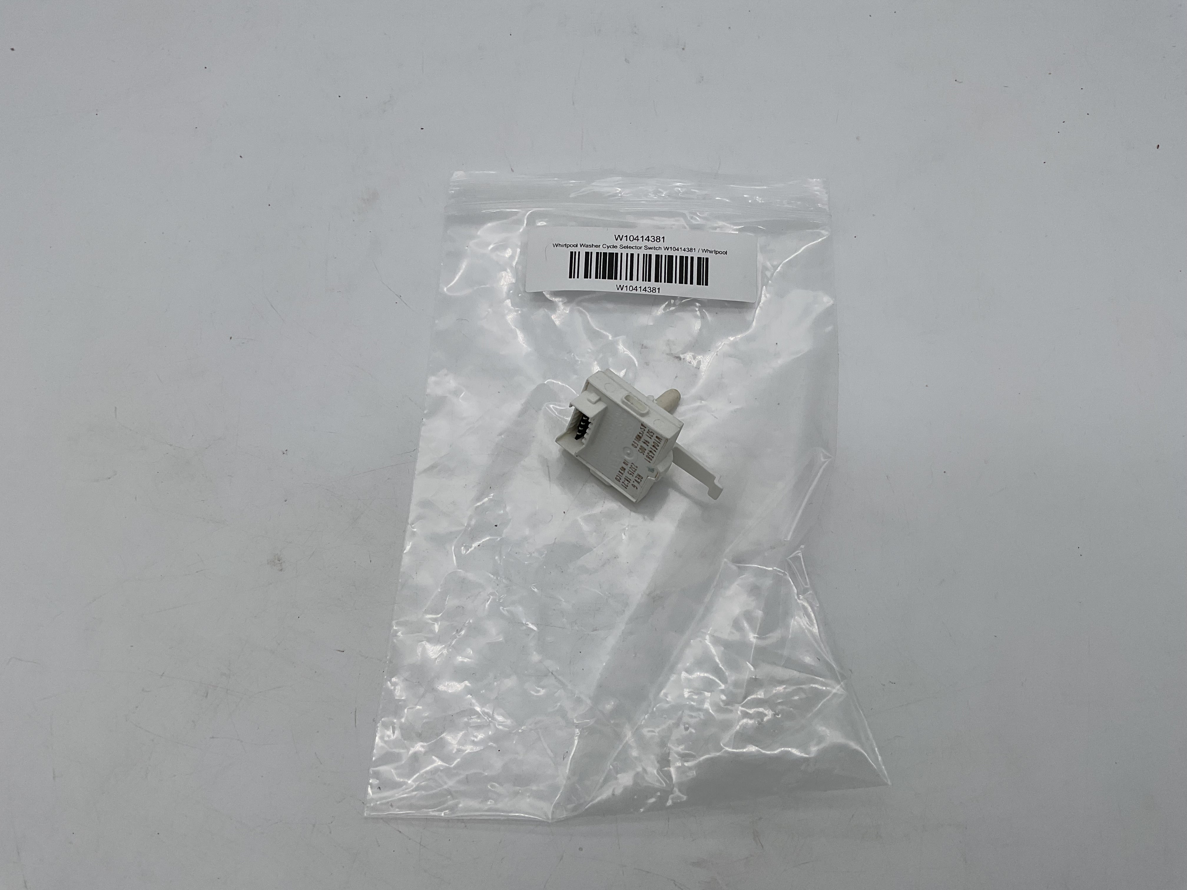 Whirlpool Washer Cycle Selector Switch W10414381