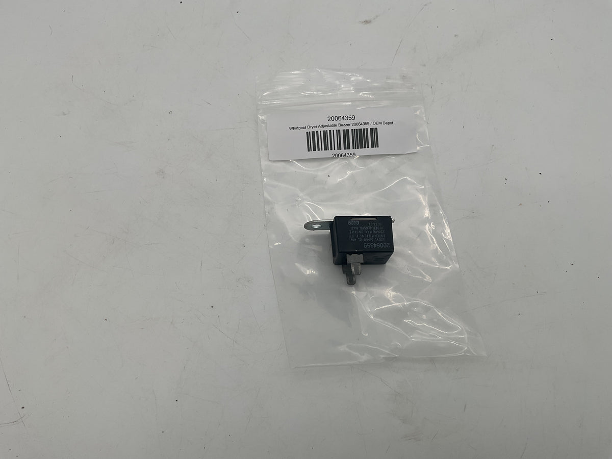 Buzzer réglable pour sécheuse Whirlpool 20064359
