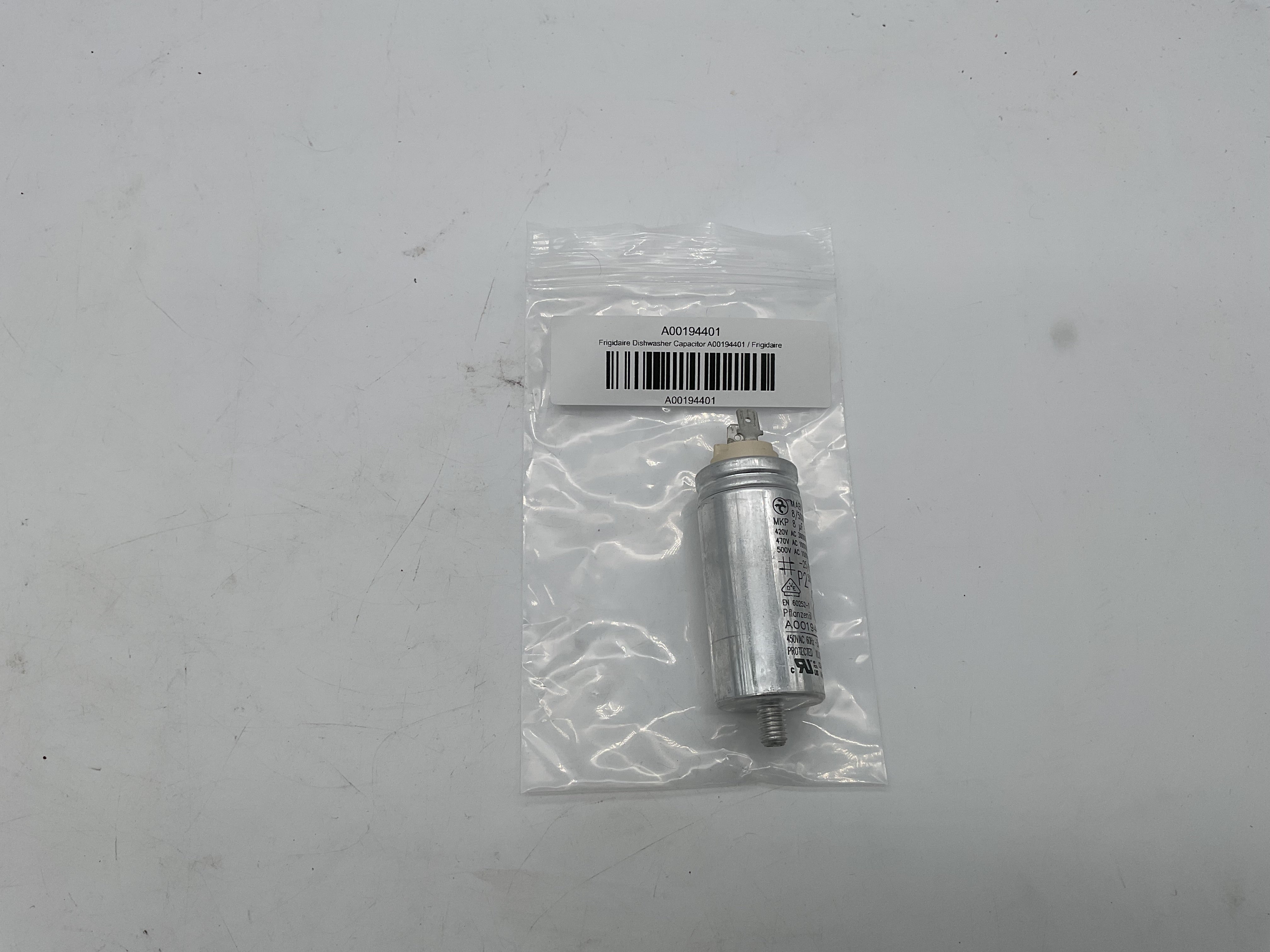 Frigidaire Dishwasher Capacitor A00194401