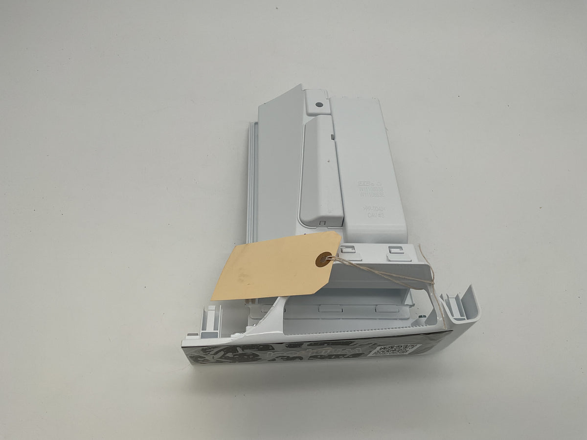 NOUVEAU DISTRIBUTEUR DE DÉTERGENT POUR LAVE-LINGE WHIRLPOOL W11106538, DANS SON EMBALLAGE D'ORIGINE
