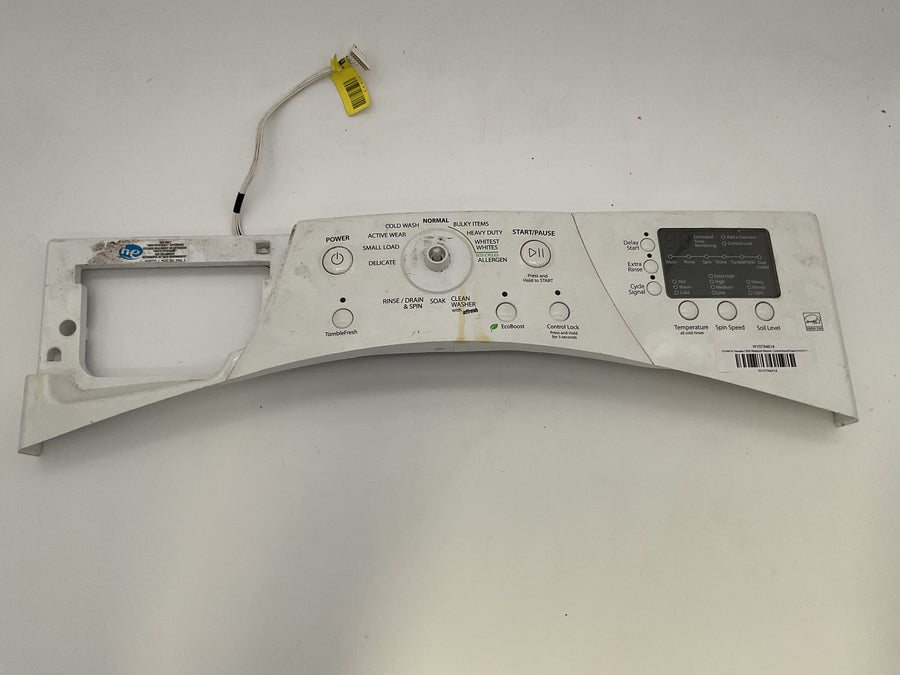 W10784614 Genuine OEM Whirlpool Washer Control Board/Panel 81010117 - Used