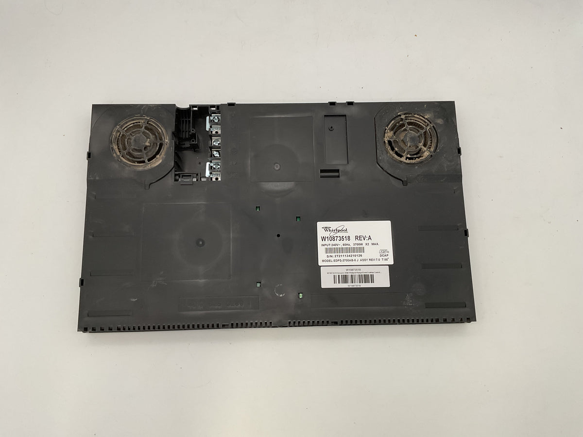 Carte de commande authentique d'origine Whirlpool W10873518 pour cuisinière/four/table de cuisson