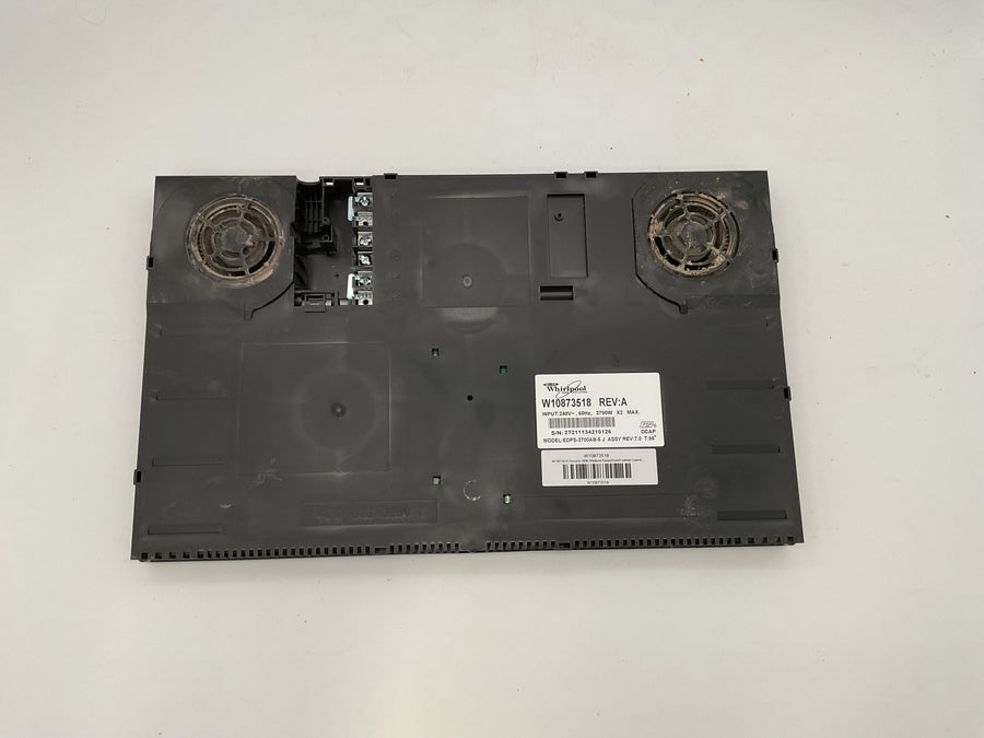 Carte de commande authentique d'origine Whirlpool W10873518 pour cuisinière/four/table de cuisson