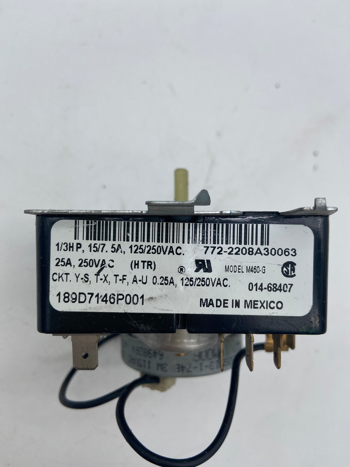 Minuteur de sèche-linge GE General Electric Kenmore 189D7146P001