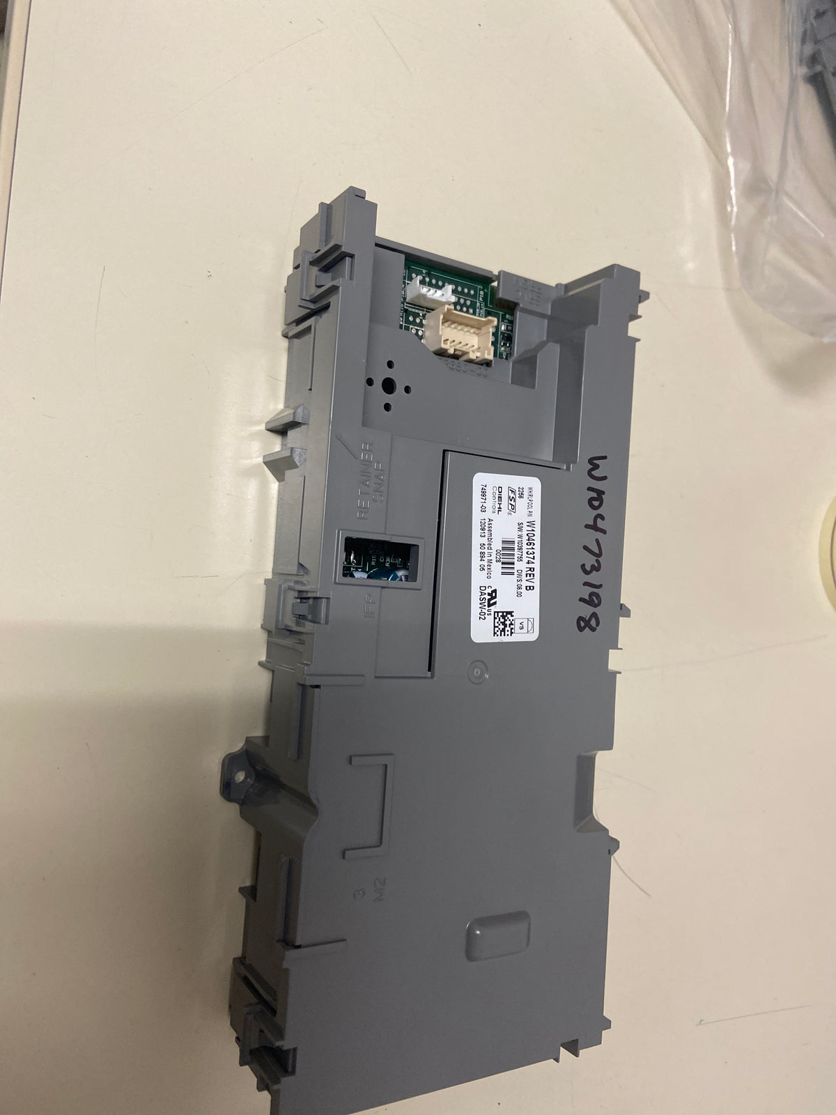 Carte de commande électronique pour lave-vaisselle Whirlpool W10473198, W10375790, W10461374