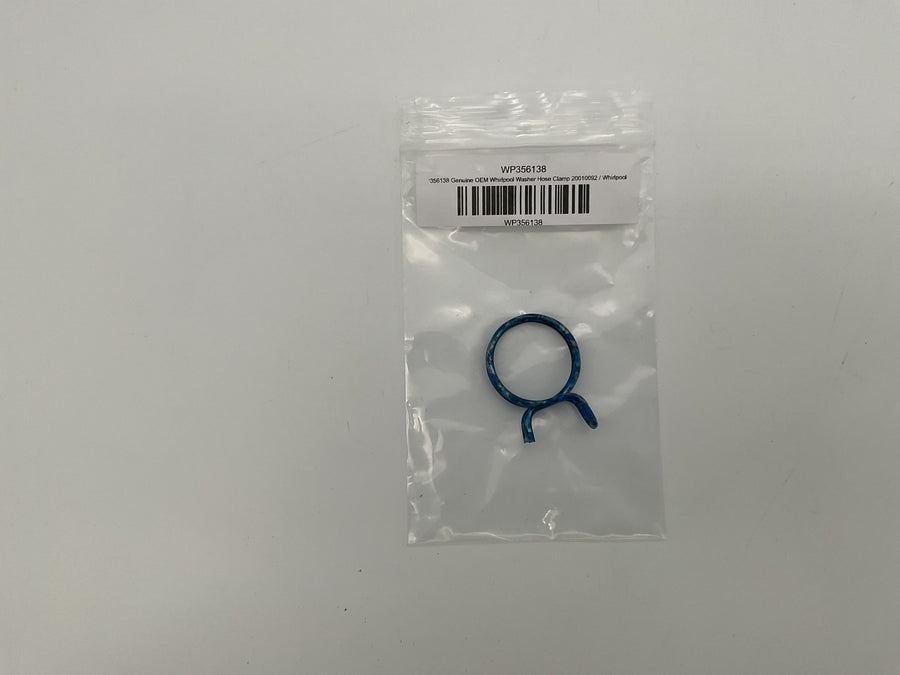WP356138 Collier de serrage pour tuyau de lave-linge Whirlpool d'origine (OEM) 20010092