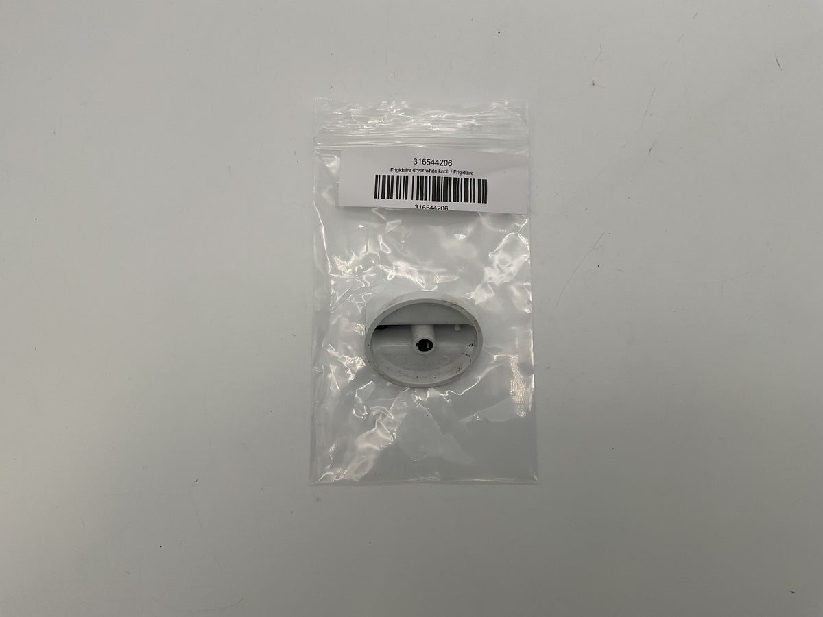 Bouton de sécheuse Frigidaire blanc