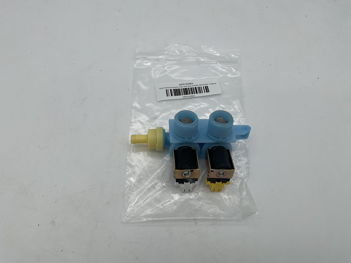Électrovanne d'arrivée d'eau pour lave-linge Whirlpool KitchenAid 8182862 WP8182862