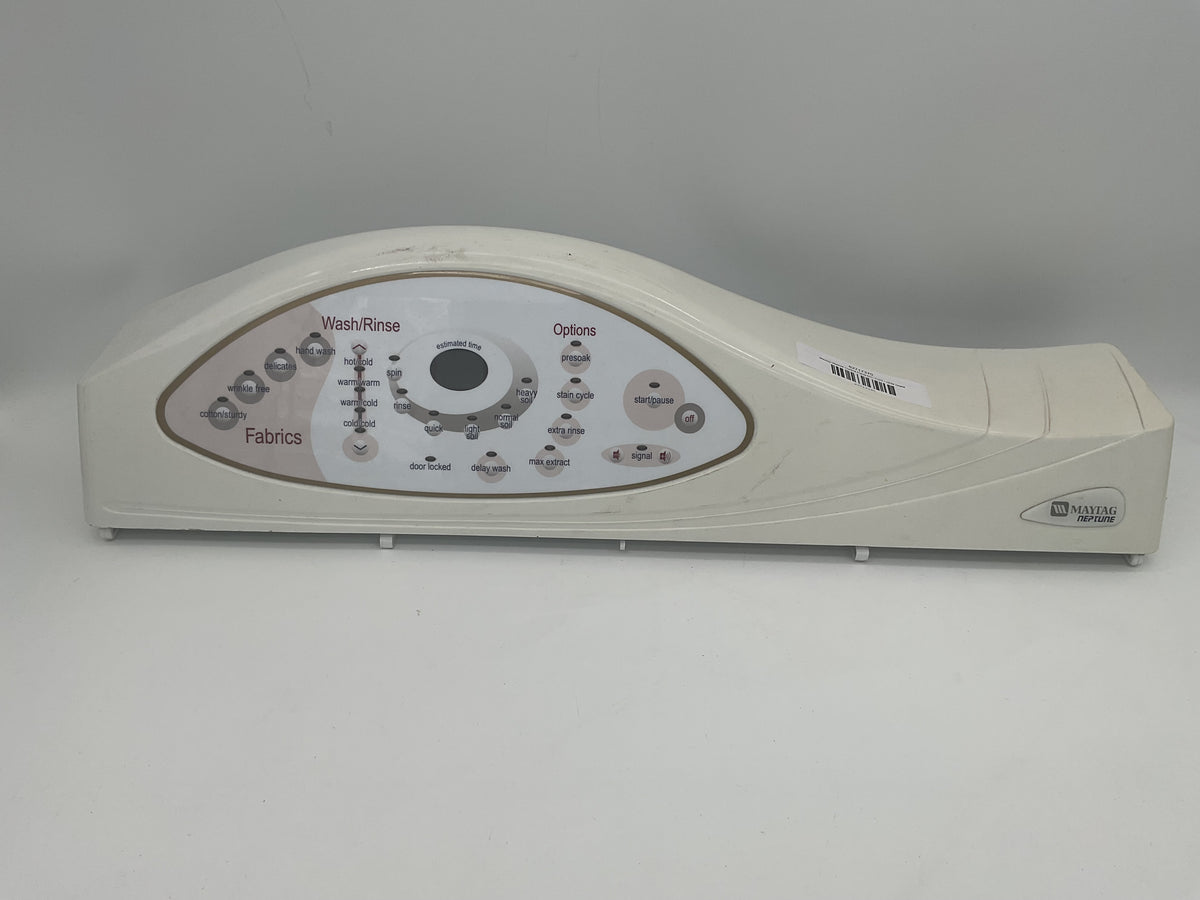 Panneau de commande de laveuse Maytag 62717370