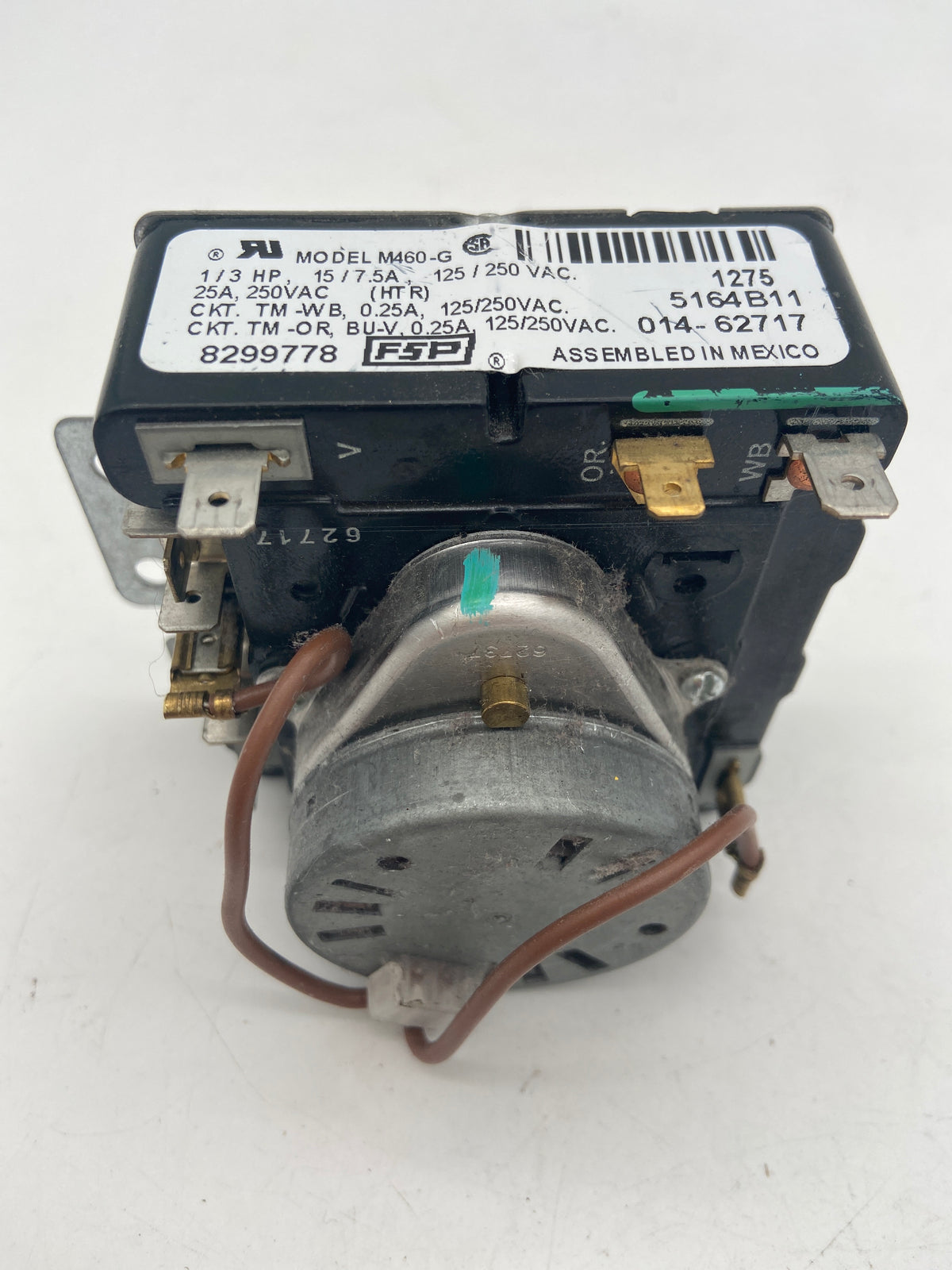Minuteur de sécheuse Whirlpool WP8299778 8299778 OEM d'origine