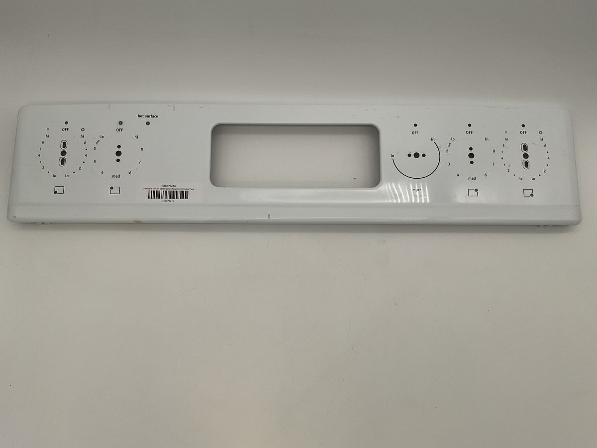Panneau de cuisinière/four/table de cuisson Frigidaire d'origine constructeur (OEM) 316572416 AP4433386