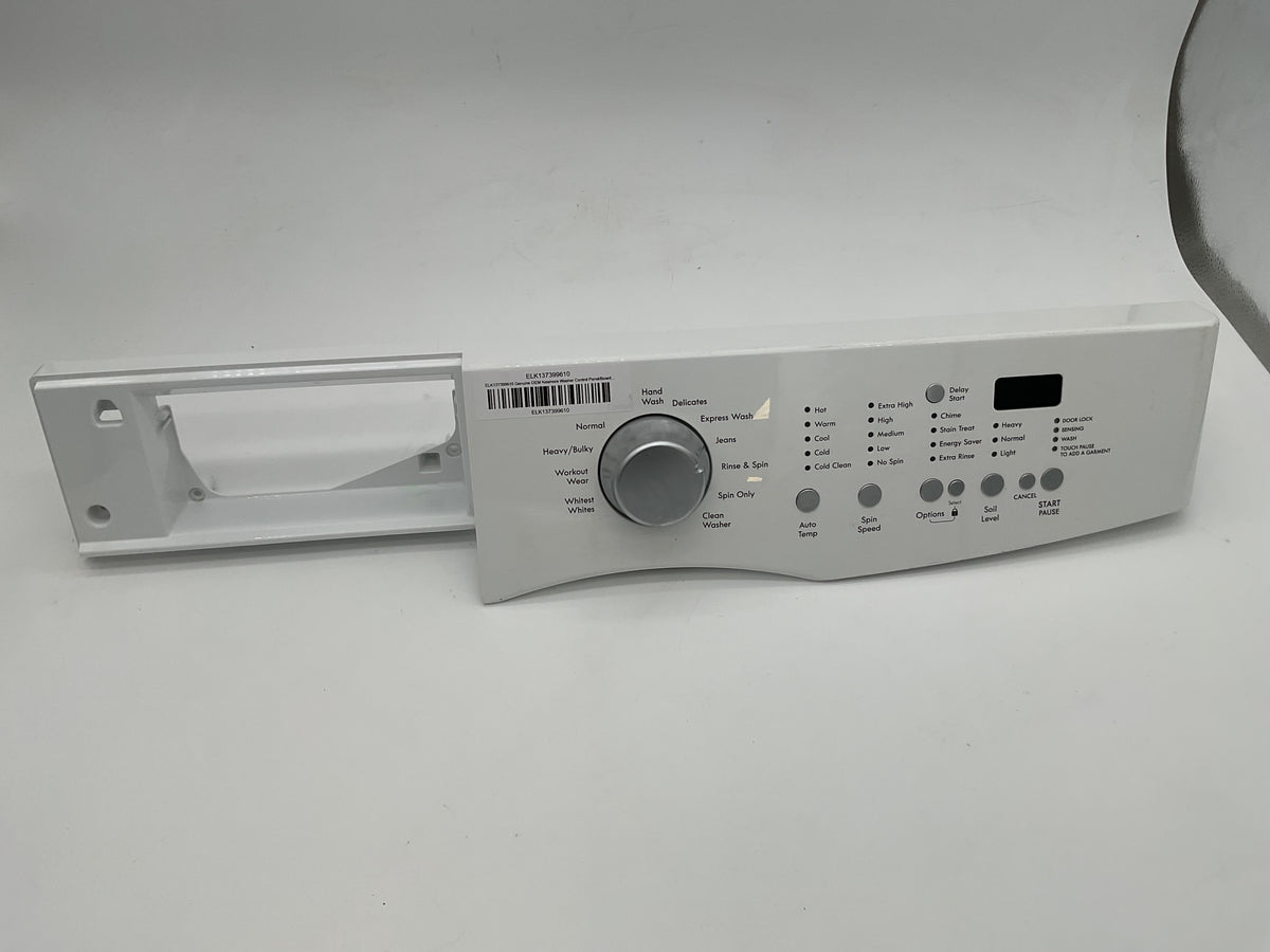 ELK137399610 Panneau de commande/carte électronique d'origine pour lave-linge Kenmore 1377314