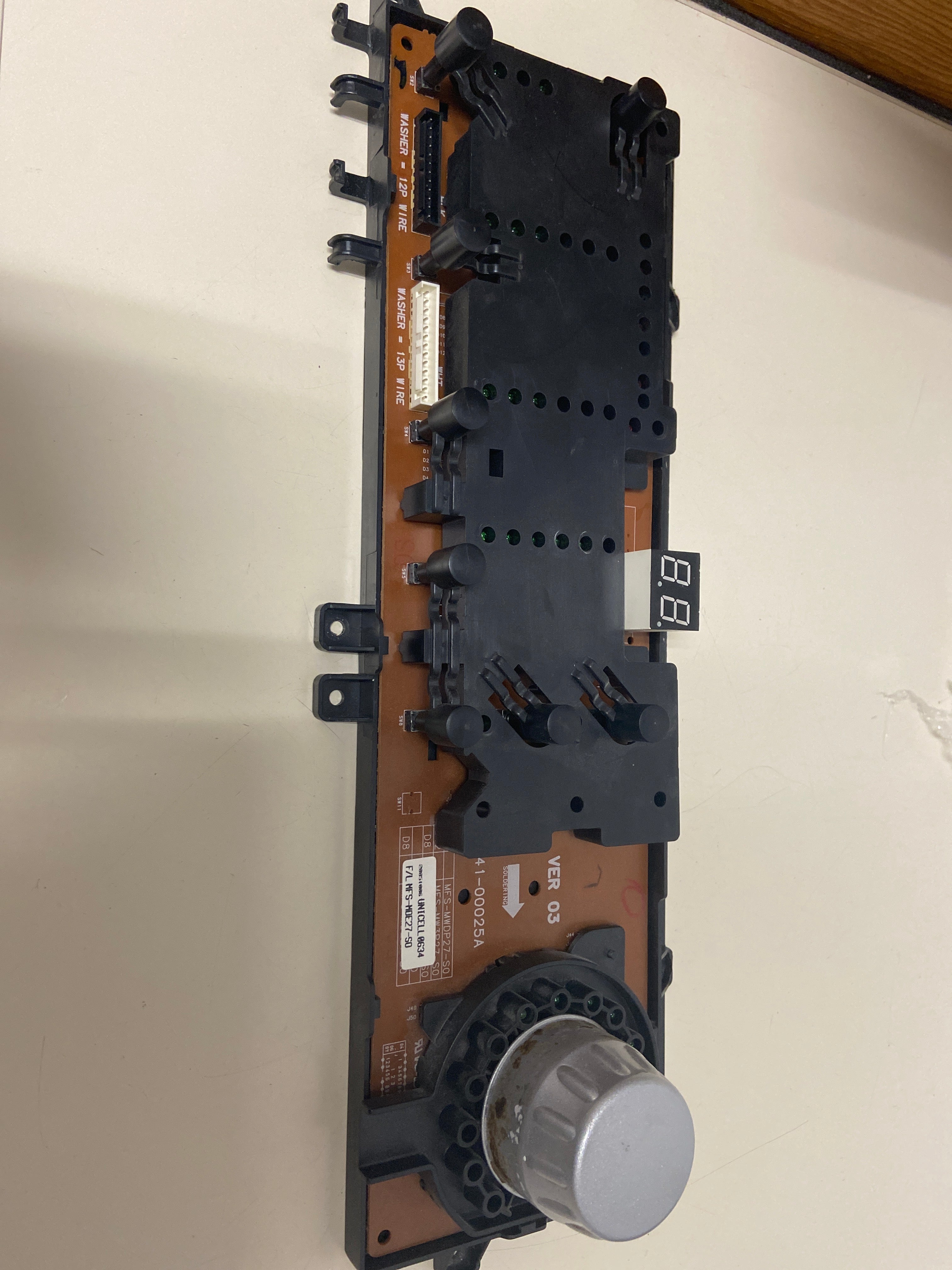 MAYTAG DRYER USER INTERFACE CONTROL BOARD 35001269