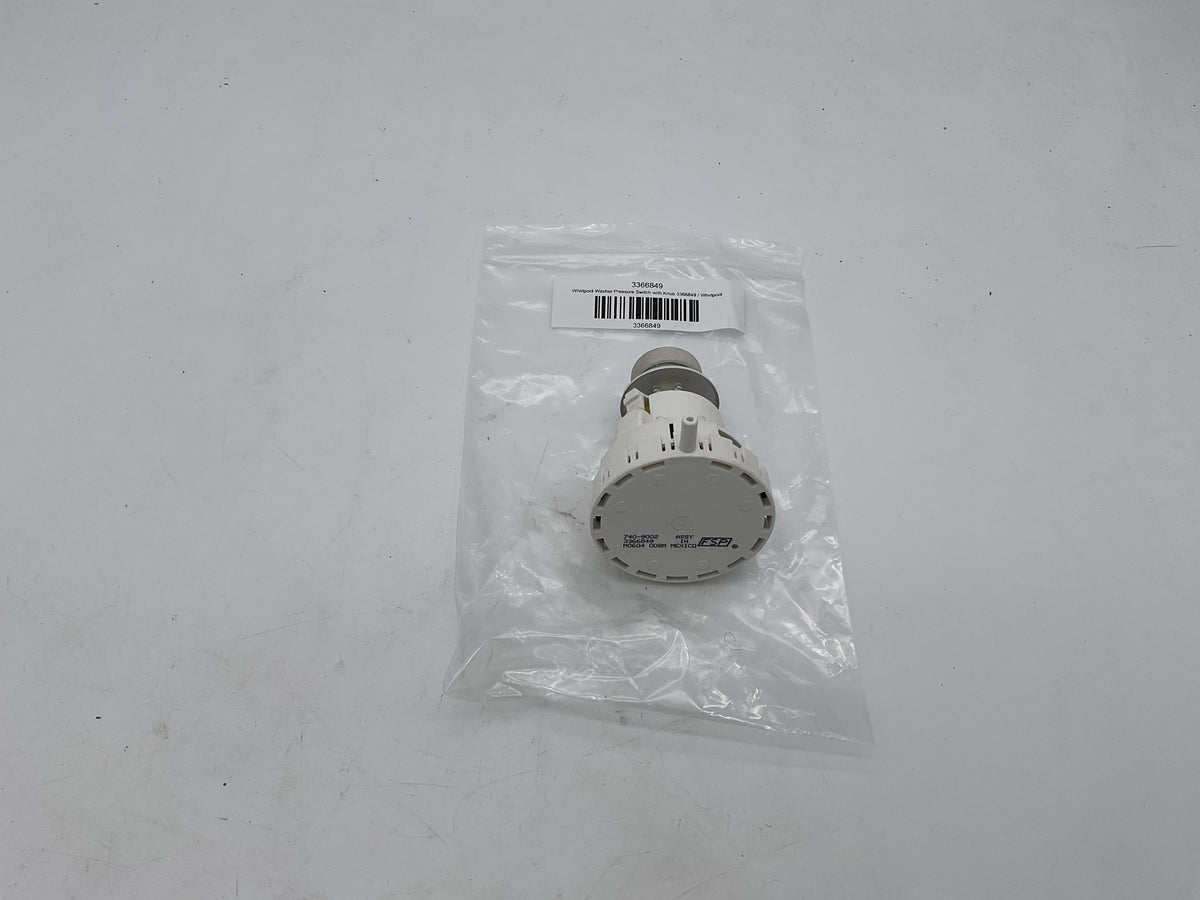 Pressostat de lave-linge Whirlpool avec bouton 3366849